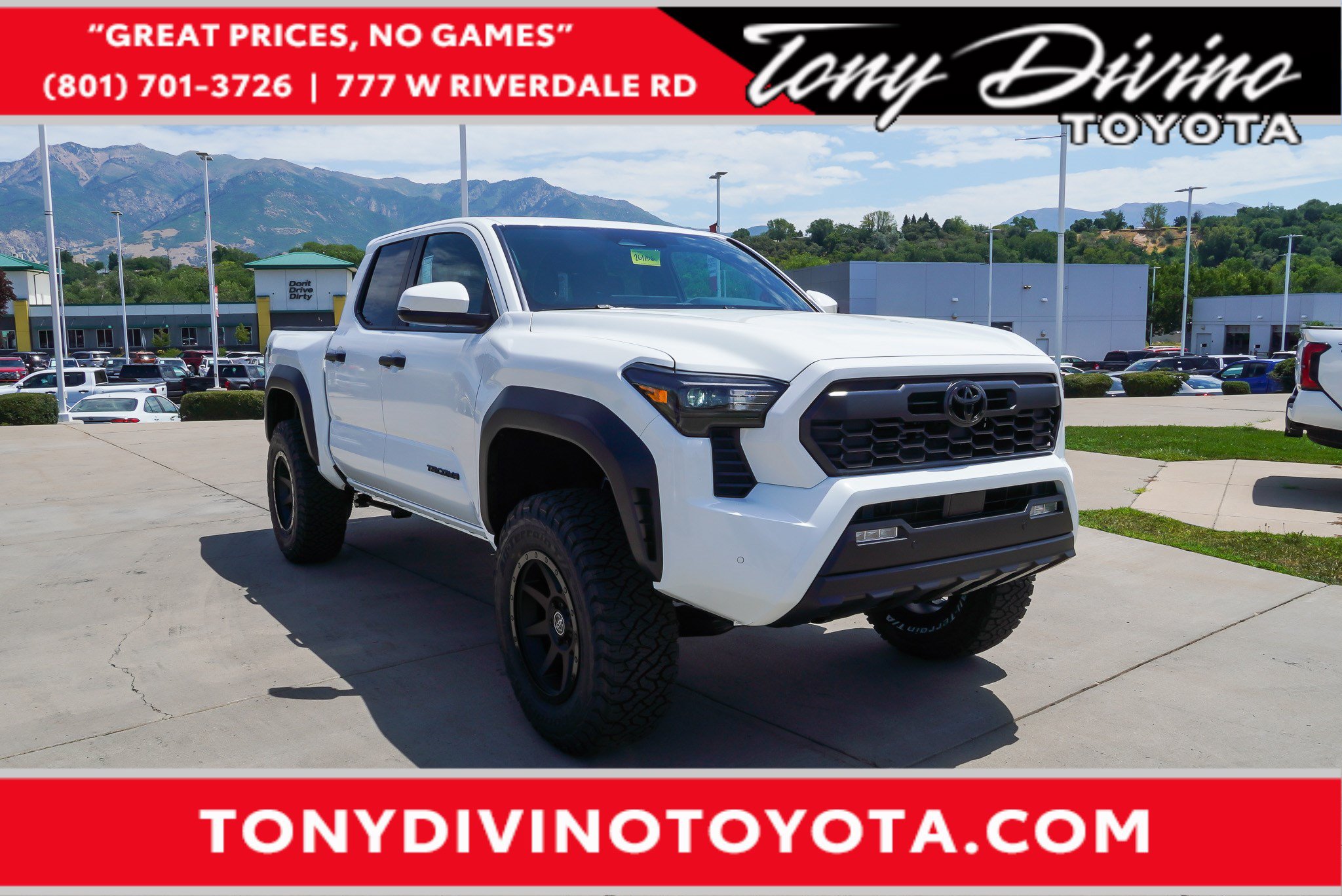 Ice Cap 2026 Toyota Tacoma Pickup Truck Four-Wheel Drive Automatic
