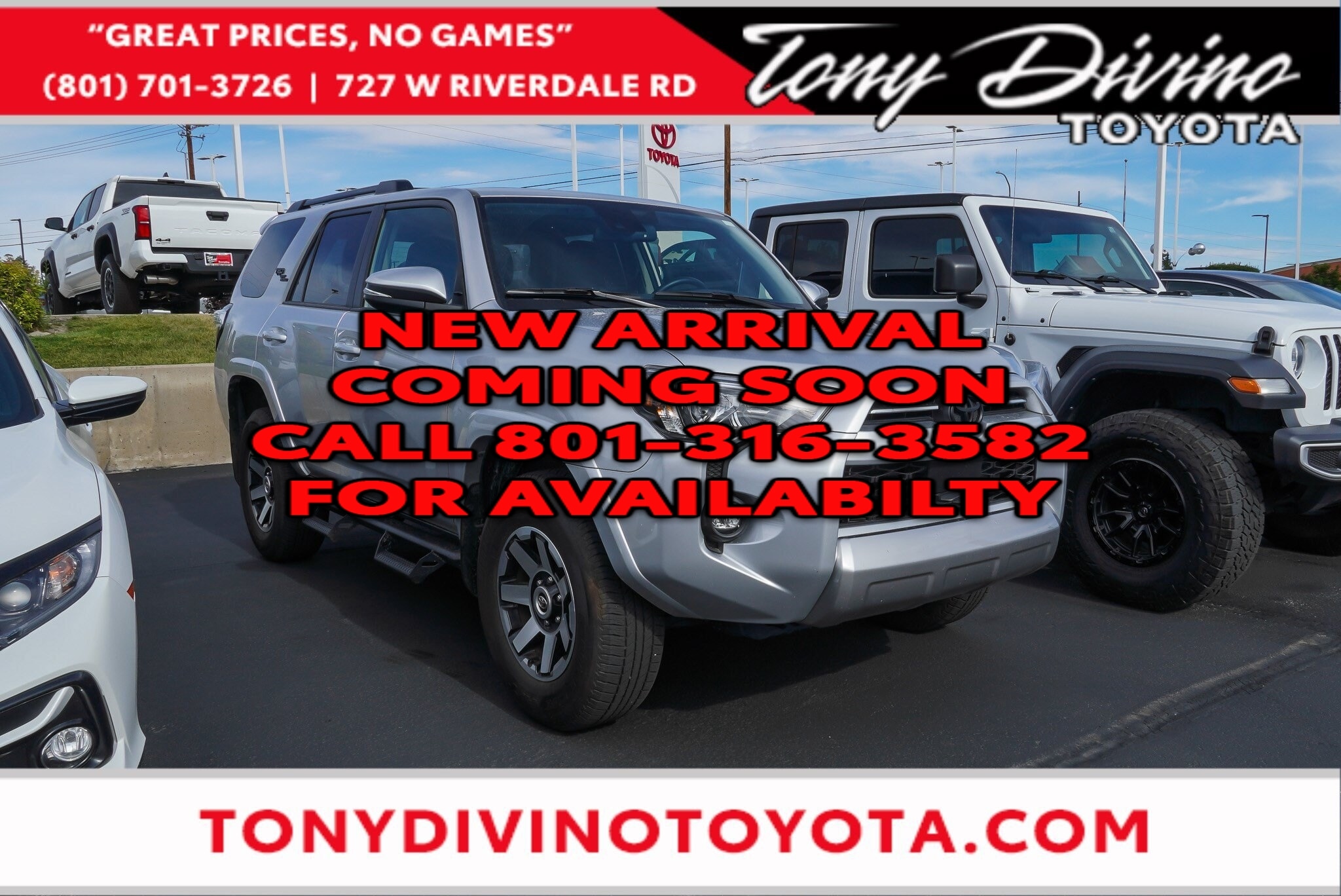 Classic Silver Metallic 2024 Toyota 4Runner SUV / Crossover Four-Wheel Drive Automatic