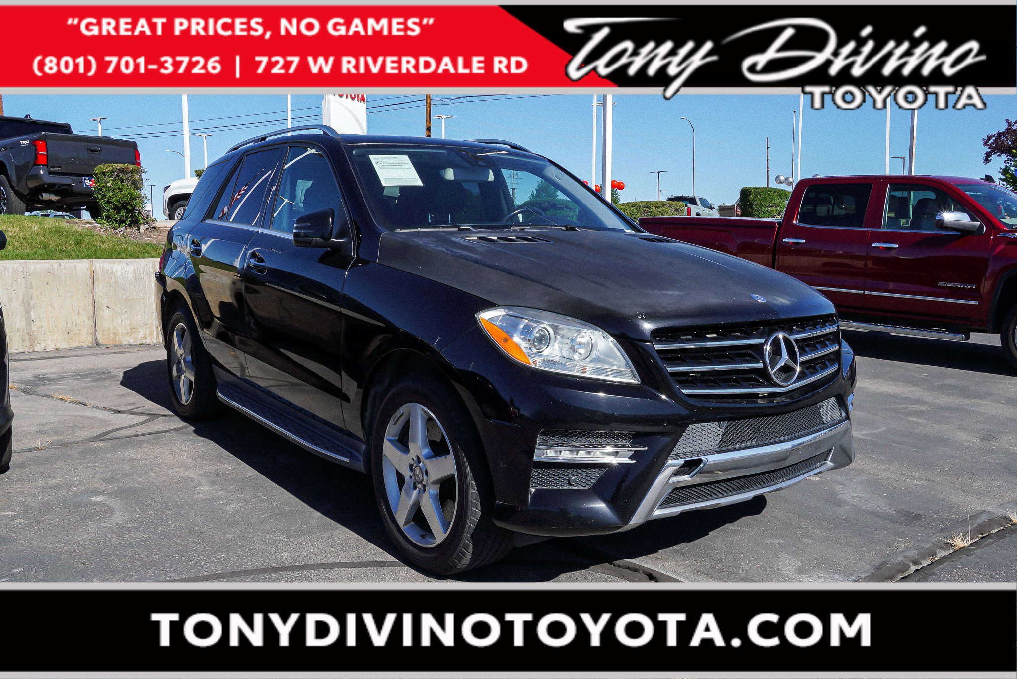 Black 2013 Mercedes-Benz M-Class ML 550 4MATIC SUV / Crossover All-Wheel Drive Automatic
