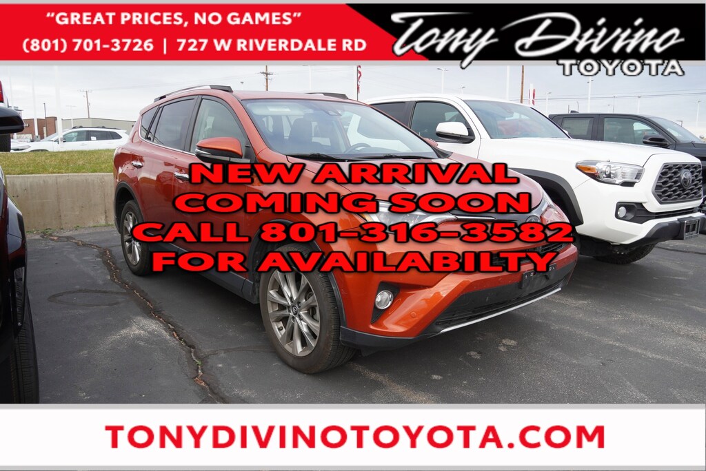 Used 2016 Toyota RAV4 Limited SUV
