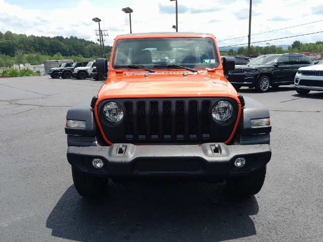 Used 2023 Jeep Wrangler 4-Door Sport with VIN 1C4HJXDN5PW600745 for sale in Scranton, PA