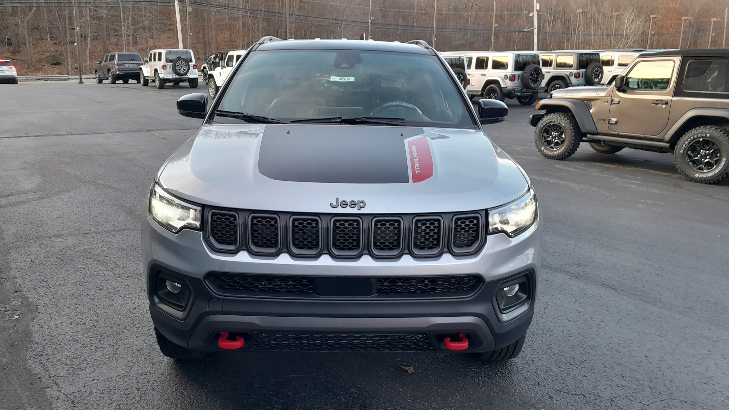 Used 2023 Jeep Compass Trailhawk with VIN 3C4NJDDN8PT574066 for sale in Scranton, PA