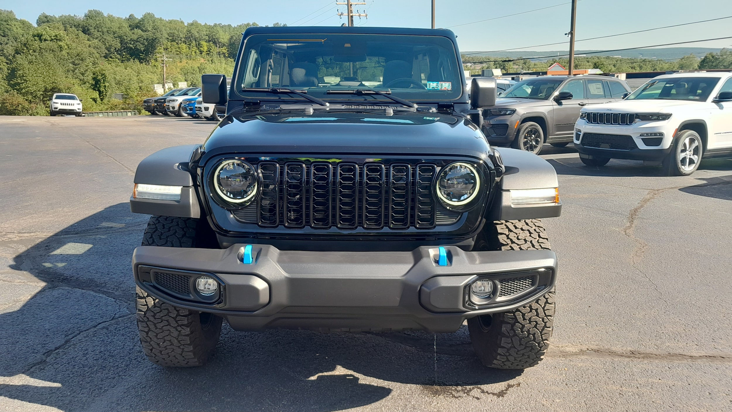 Used 2024 Jeep Wrangler 4xe Willys 4XE with VIN 1C4RJXN64RW122848 for sale in Scranton, PA