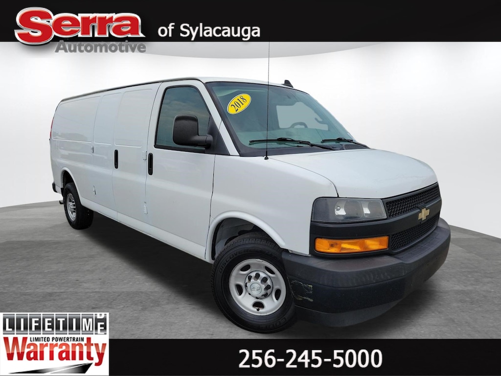 Used 2018 Chevrolet Express 2500 Work Van Van Extended Cargo Van