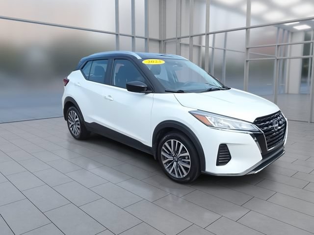 Certified 2023 Nissan Kicks SV with VIN 3N1CP5CVXPL570357 for sale in Highland Township, MI