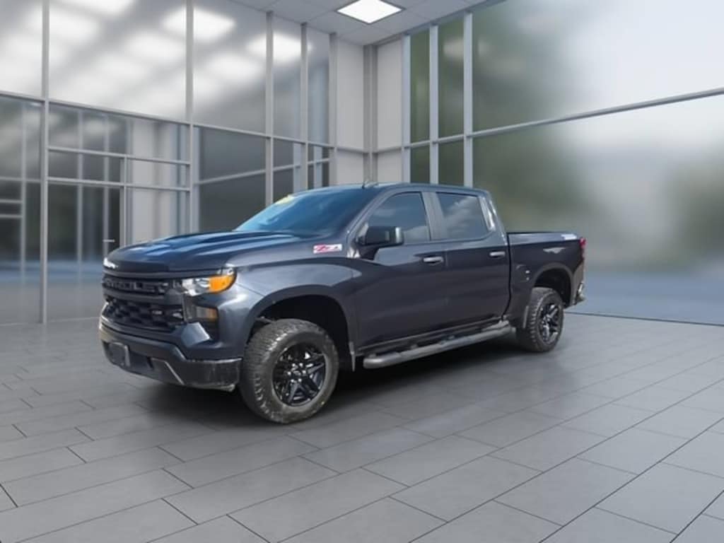 Used 2023 Chevrolet Silverado 1500 Custom Trail Boss Truck Crew Cab