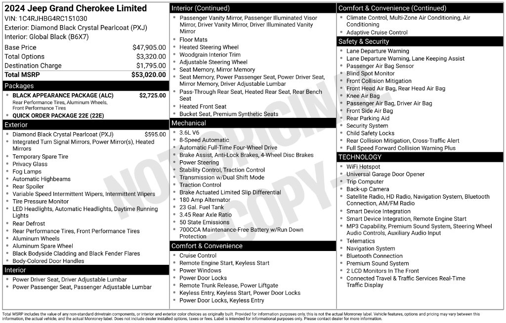 Used 2024 Jeep Grand Cherokee Limited SUV