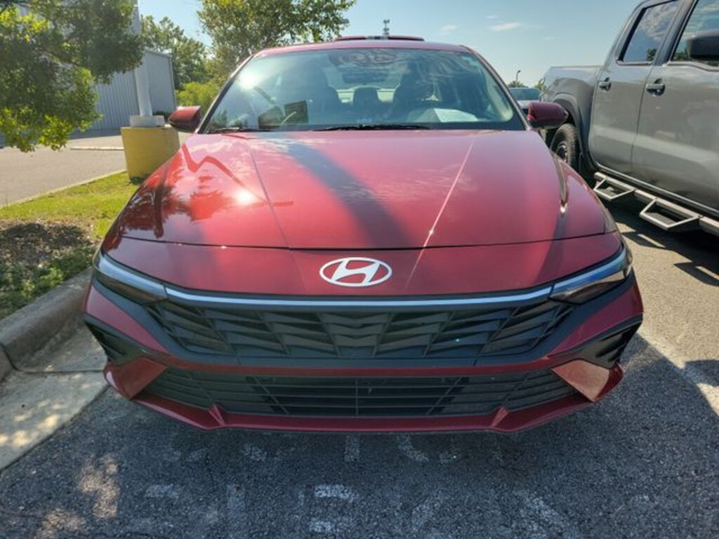 Certified 2024 Hyundai Elantra Hybrid Blue Sedan