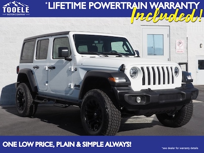 New 2022 Jeep Wrangler UNLIMITED SPORT S 4X4 Bright White | Tooele Motor  Company