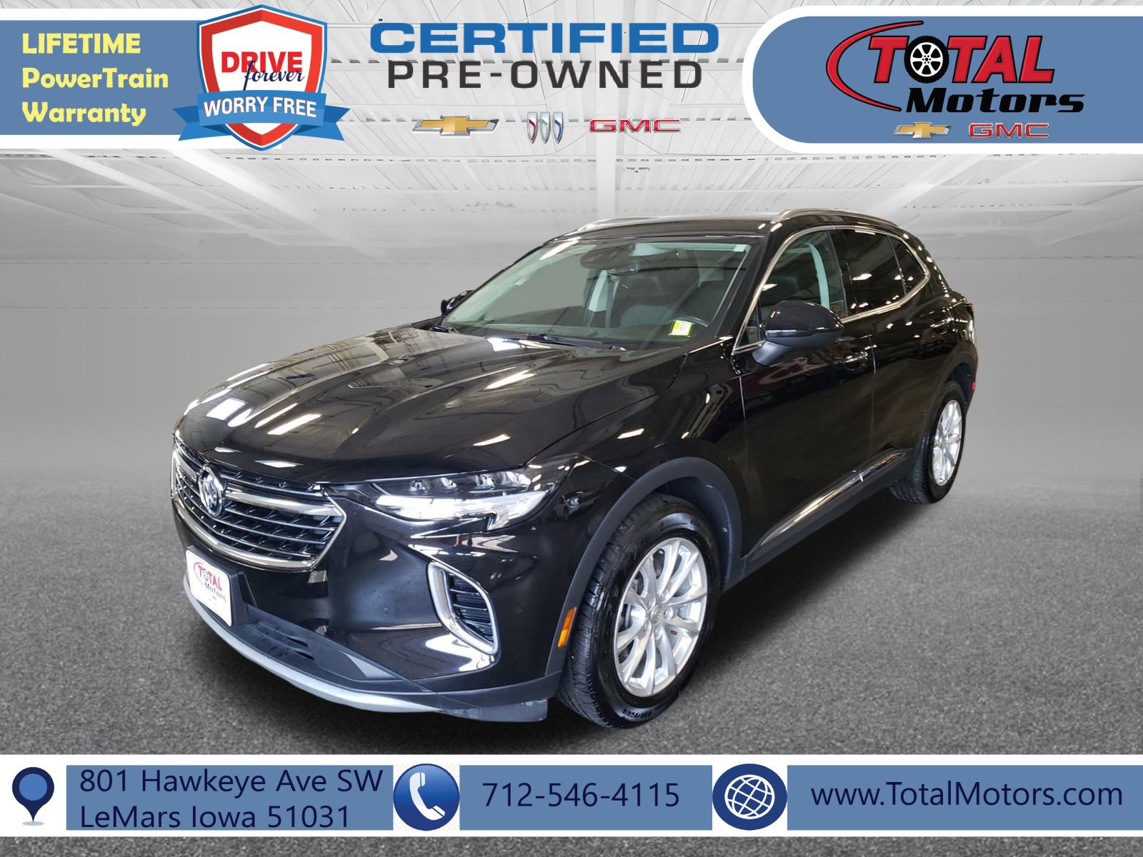 Used 2021 Buick Envision Preferred with VIN LRBAZLR41MD176294 for sale in Le Mars, IA