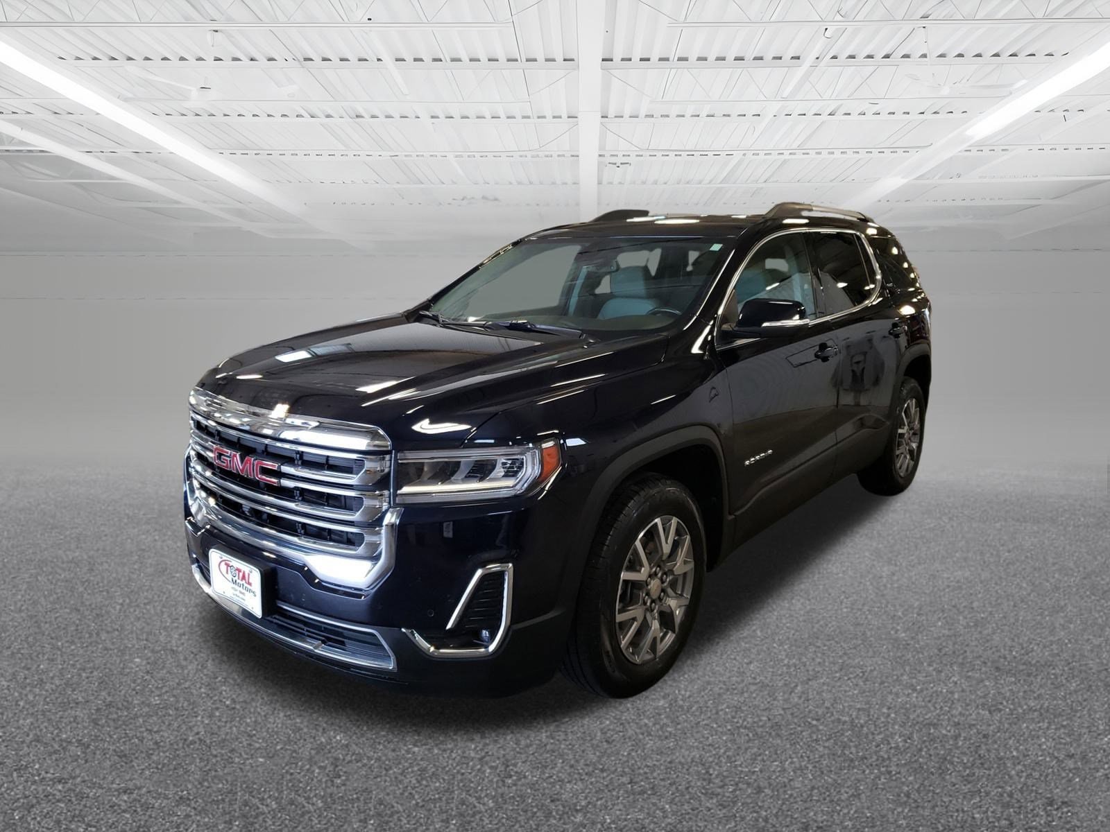 Certified 2021 GMC Acadia SLT with VIN 1GKKNULS3MZ132769 for sale in Le Mars, IA