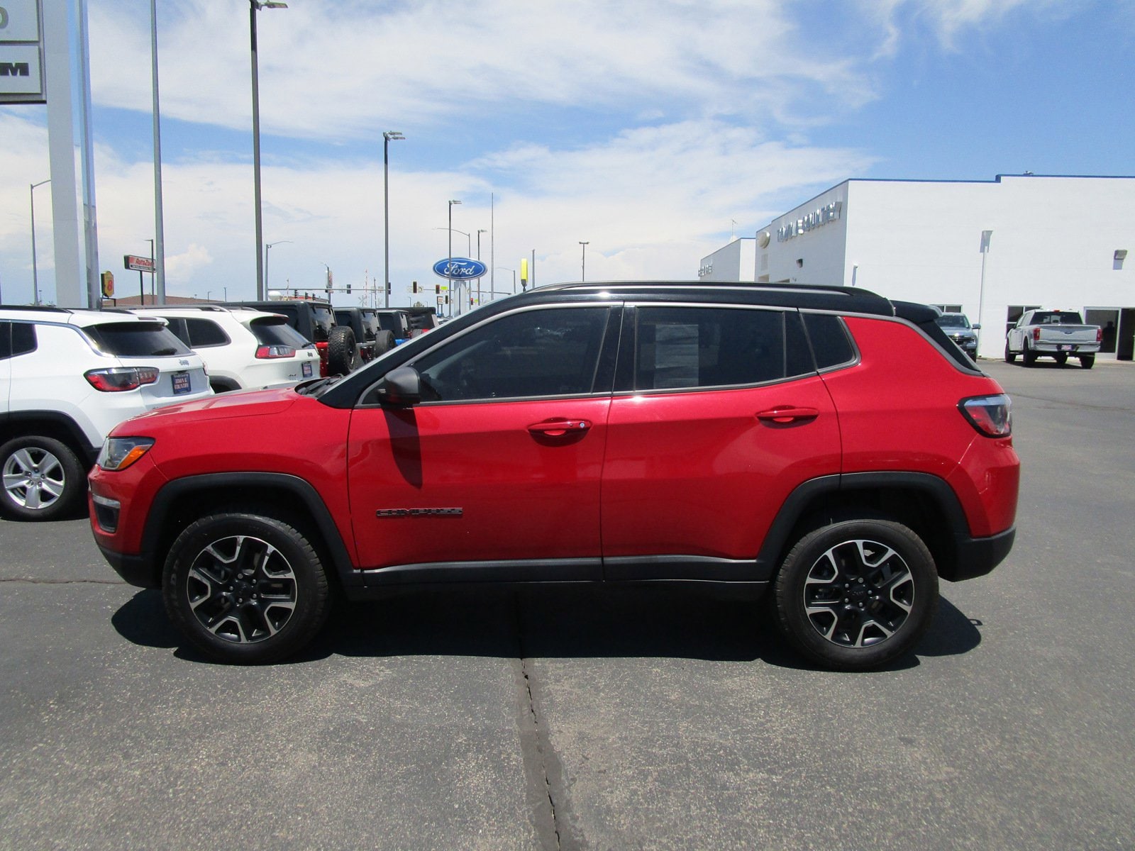 Used 2021 Jeep Compass Trailhawk with VIN 3C4NJDDB9MT516744 for sale in Alamosa, CO