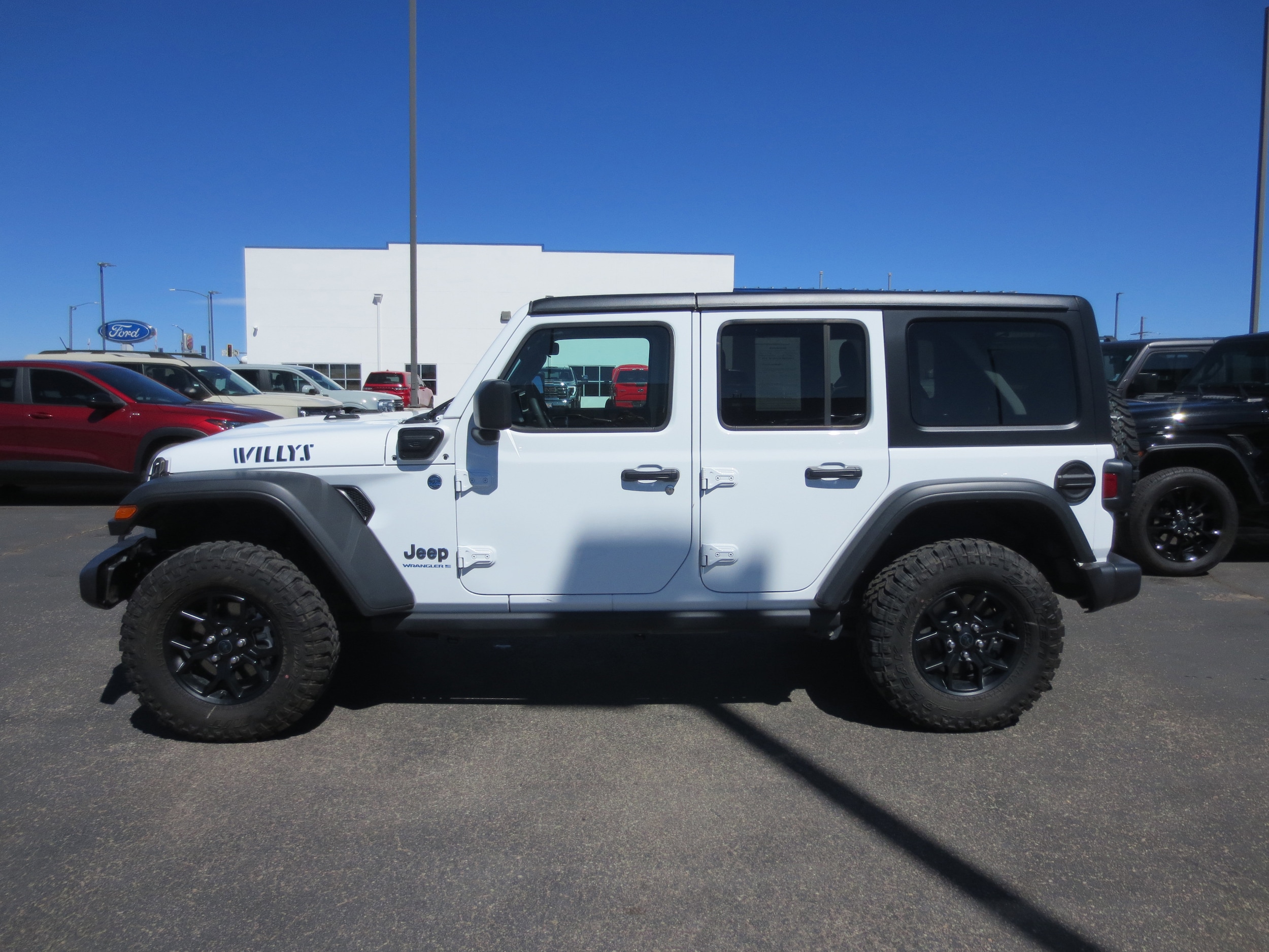 Used 2025 Jeep Wrangler 4xe Willys 4XE with VIN 1C4RJXN64SW579956 for sale in Alamosa, CO