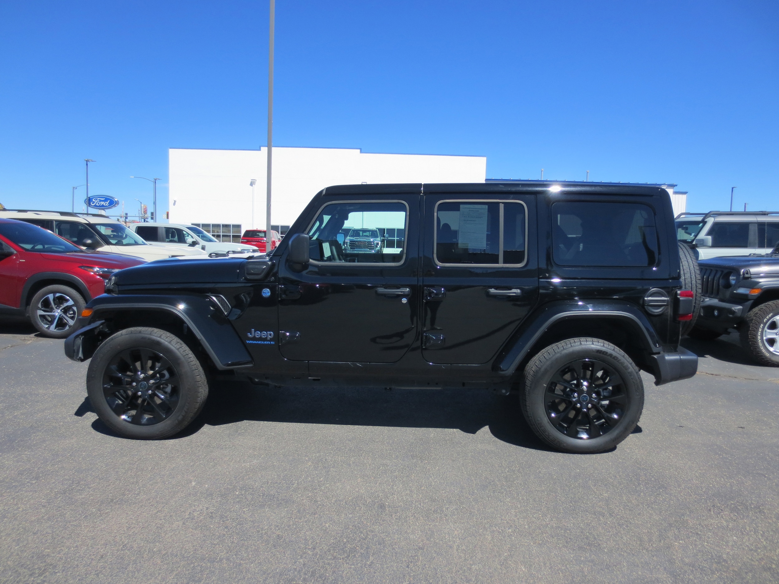 Used 2025 Jeep Wrangler 4xe Sahara 4XE with VIN 1C4RJXP68SW586180 for sale in Alamosa, CO