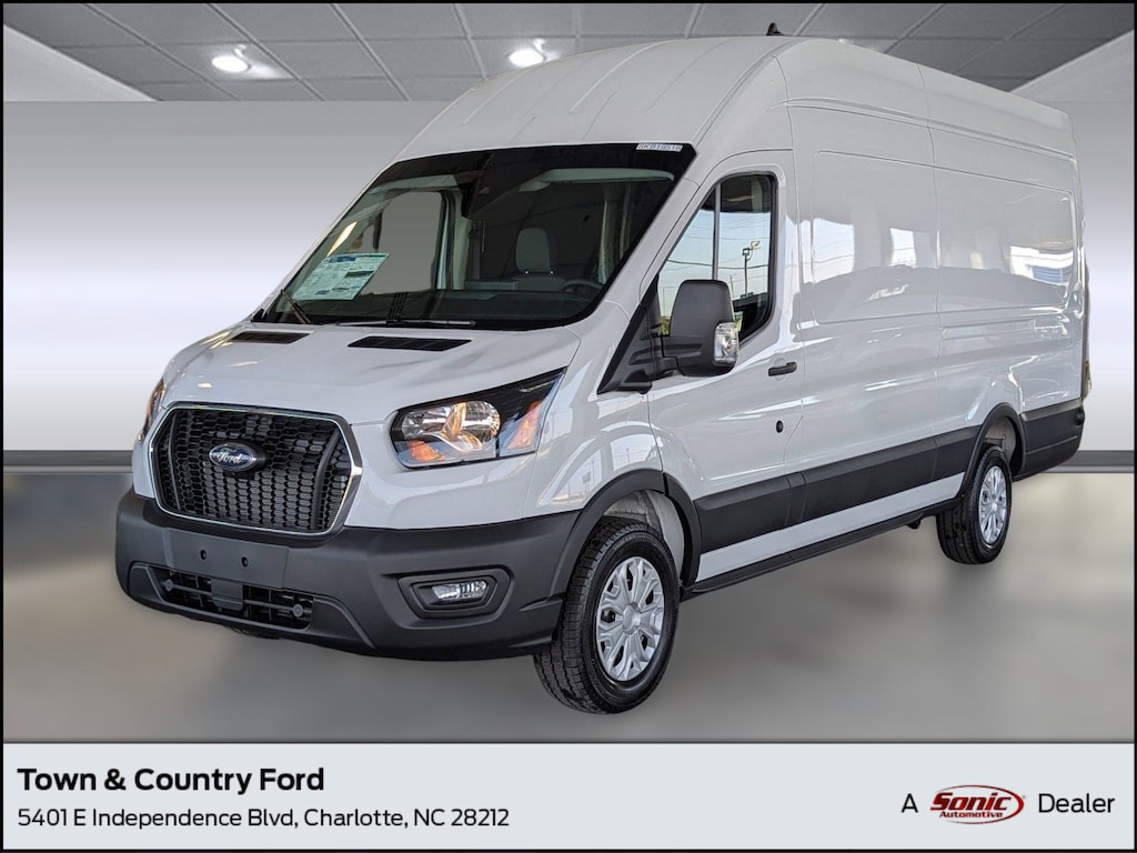 New 2025 Ford Transit-350 Cargo T-350 148" EL Hi Rf 9500 GVWR RWD Van High Roof Ext. Van