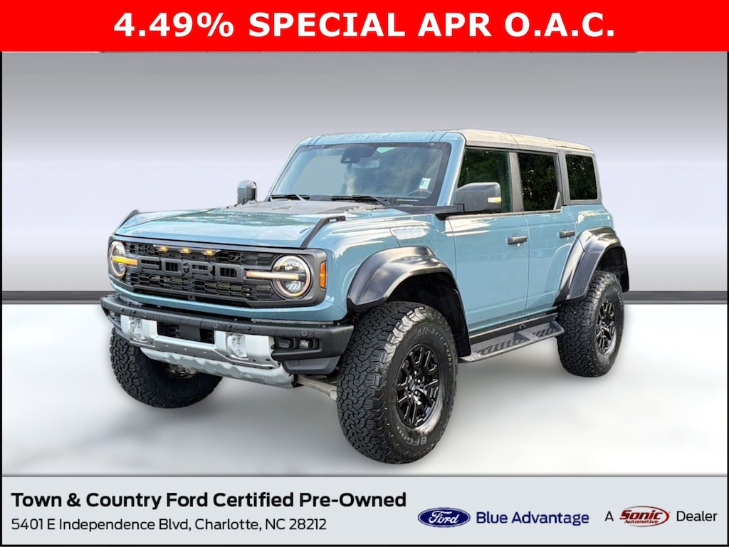 Certified 2023 Ford Bronco Raptor SUV