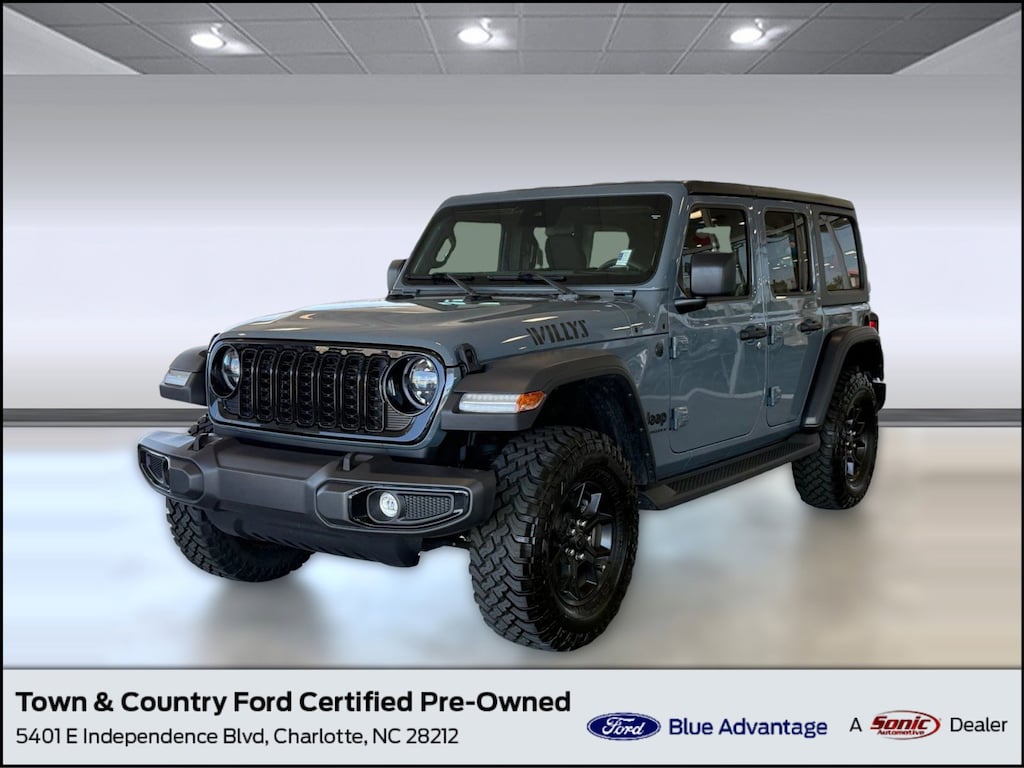 Certified 2024 Jeep Wrangler Willys SUV