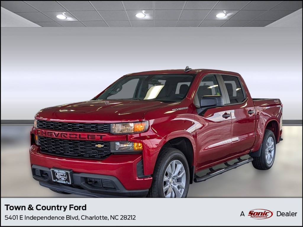 Used 2021 Chevrolet Silverado 1500 Custom Truck Crew Cab