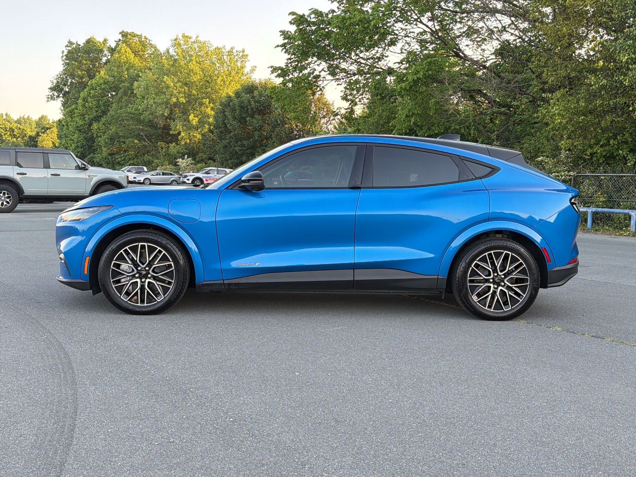 Certified 2025 Ford Mustang Mach-E Premium RWD with VIN 3FMTK3R76SMA11136 for sale in Charlotte, NC