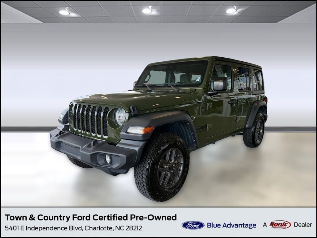 Certified 2024 Jeep Wrangler Sport S SUV