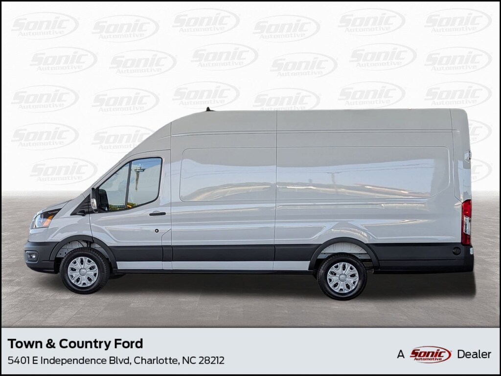 New 2025 Ford Transit-350 Cargo T-350 148" EL Hi Rf 9500 GVWR RWD Van High Roof Ext. Van