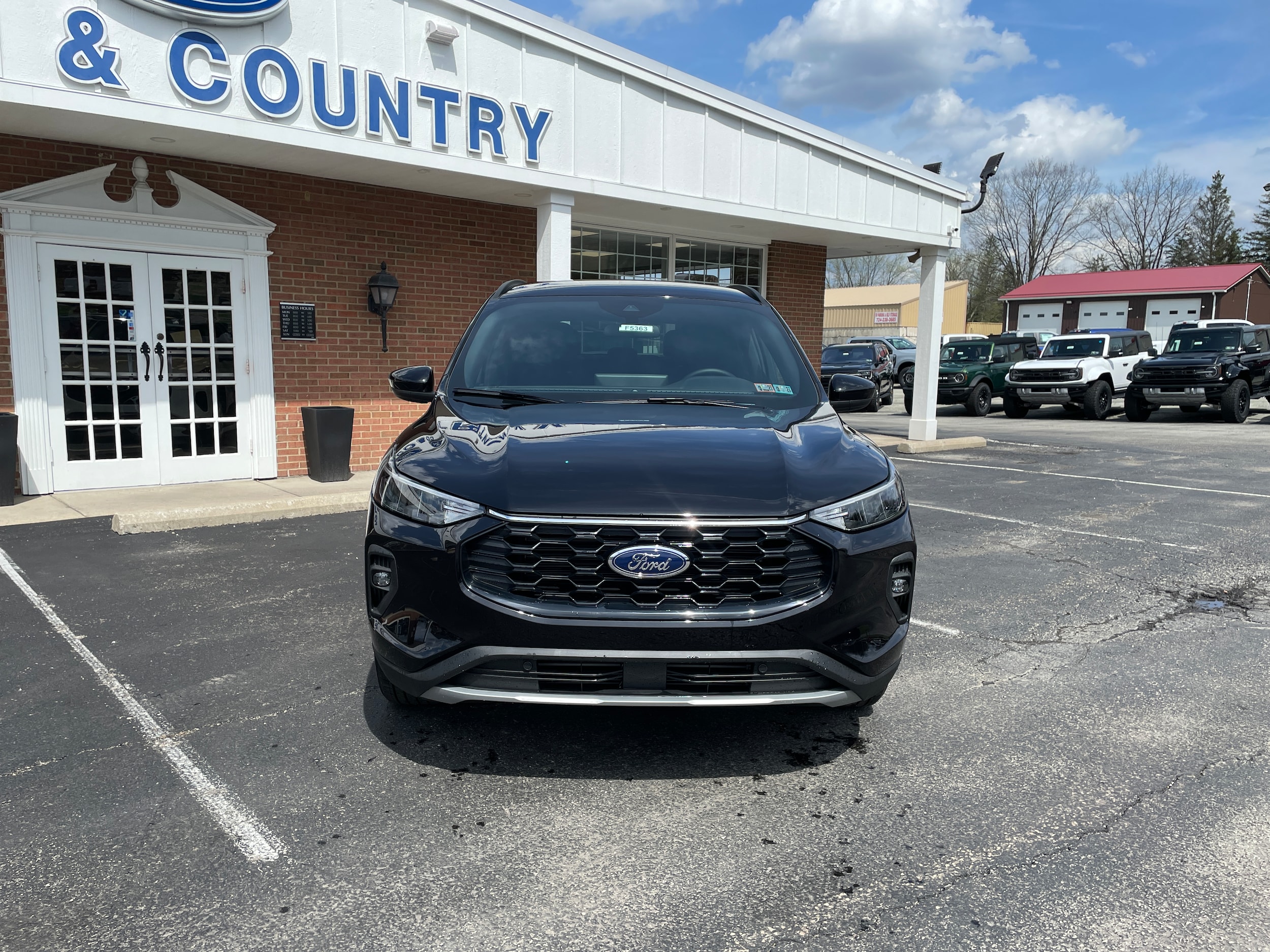 2026 Ford Escape ST-Line Select Agate Black Metallic at Town & Country Ford