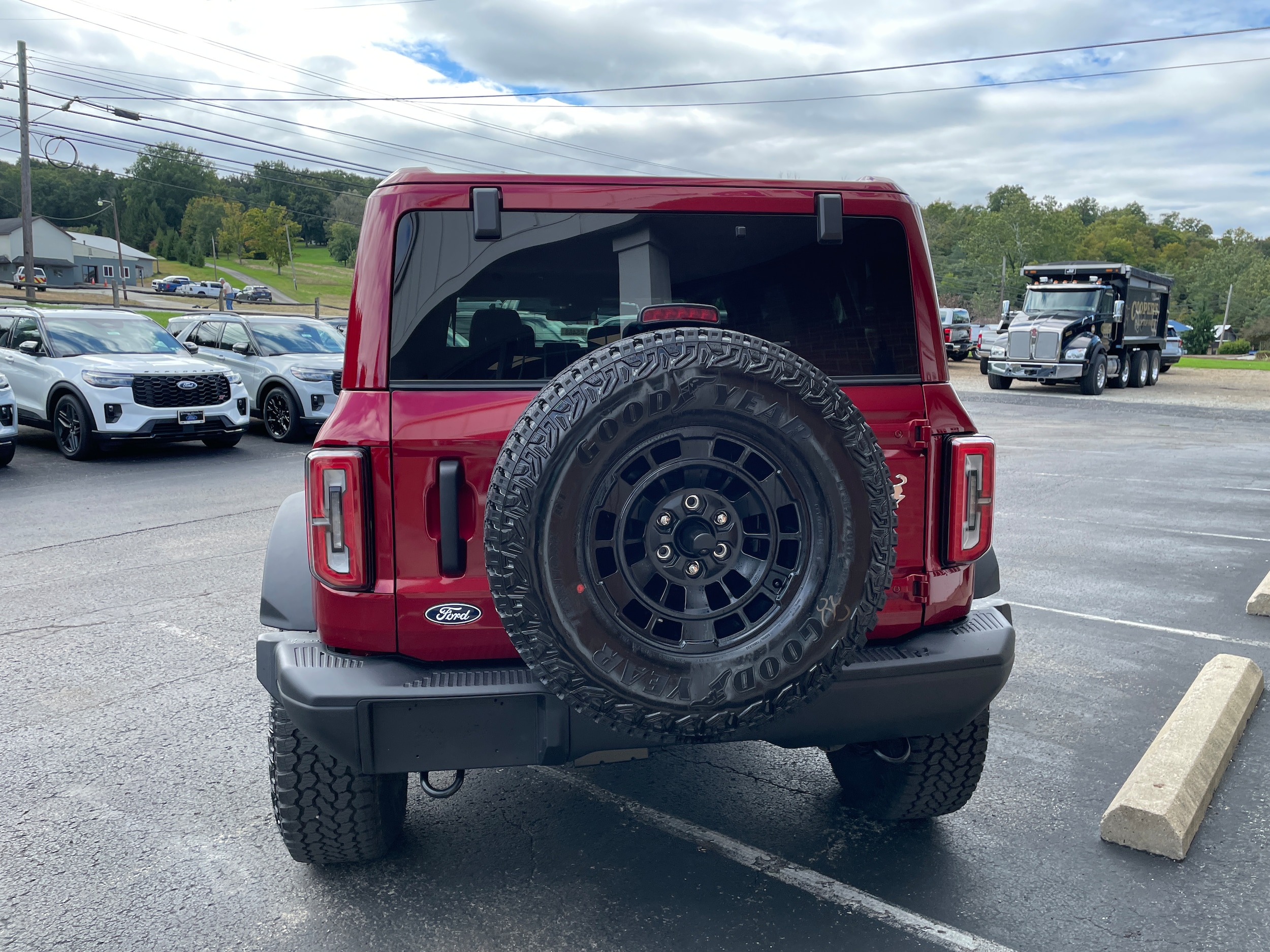 2026 Ford Bronco Badlands&reg; Ruby Red Metallic Tinted Clearcoat at Town & Country Ford
