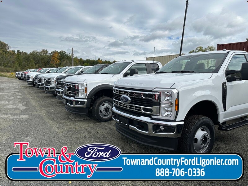 New Ford trucks at Town and Country Ford of Ligonier