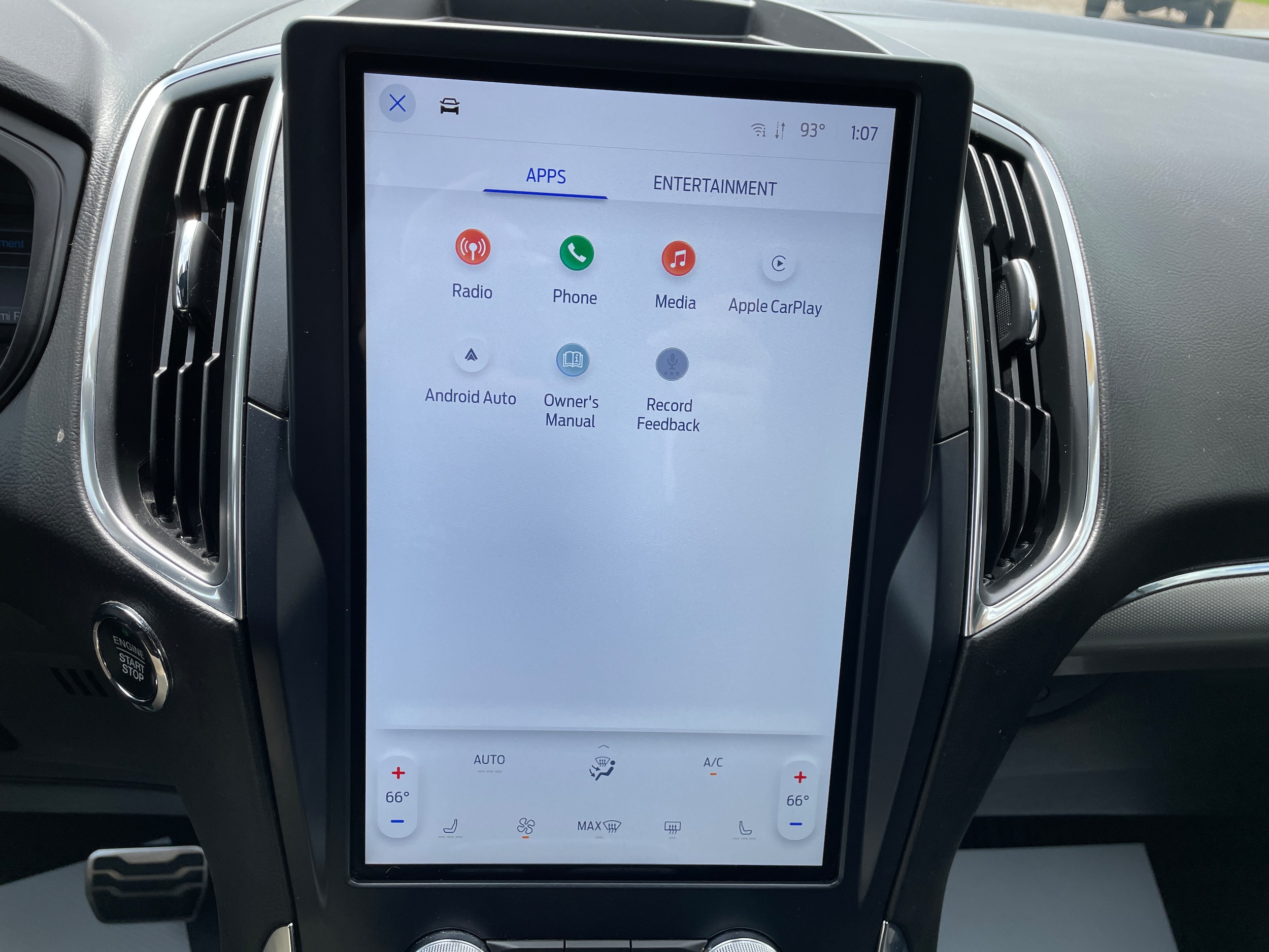 2023 Ford Edge ST Star White at South Park Mitsubishi