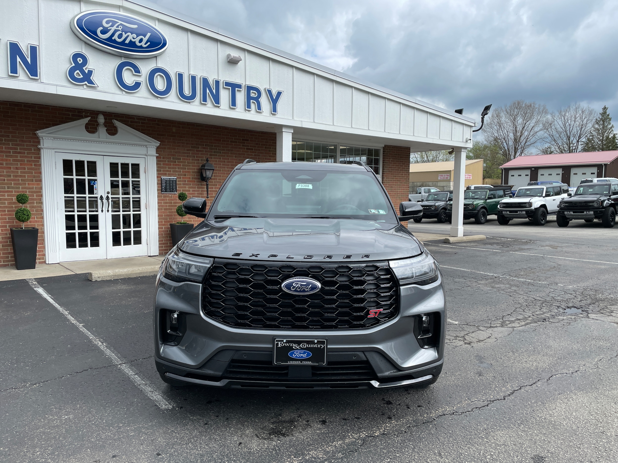 2026 Ford Explorer ST Carbonized Gray Metallic at Town & Country Ford
