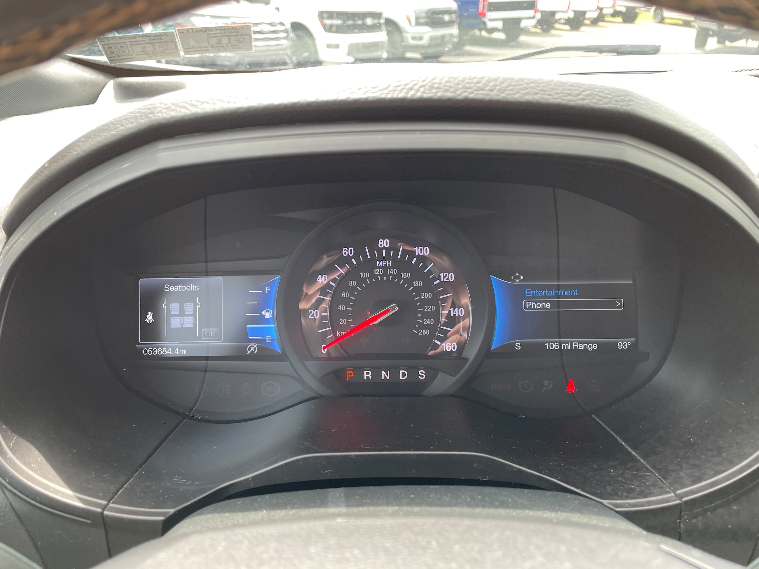 2023 Ford Edge ST Star White at South Park Mitsubishi