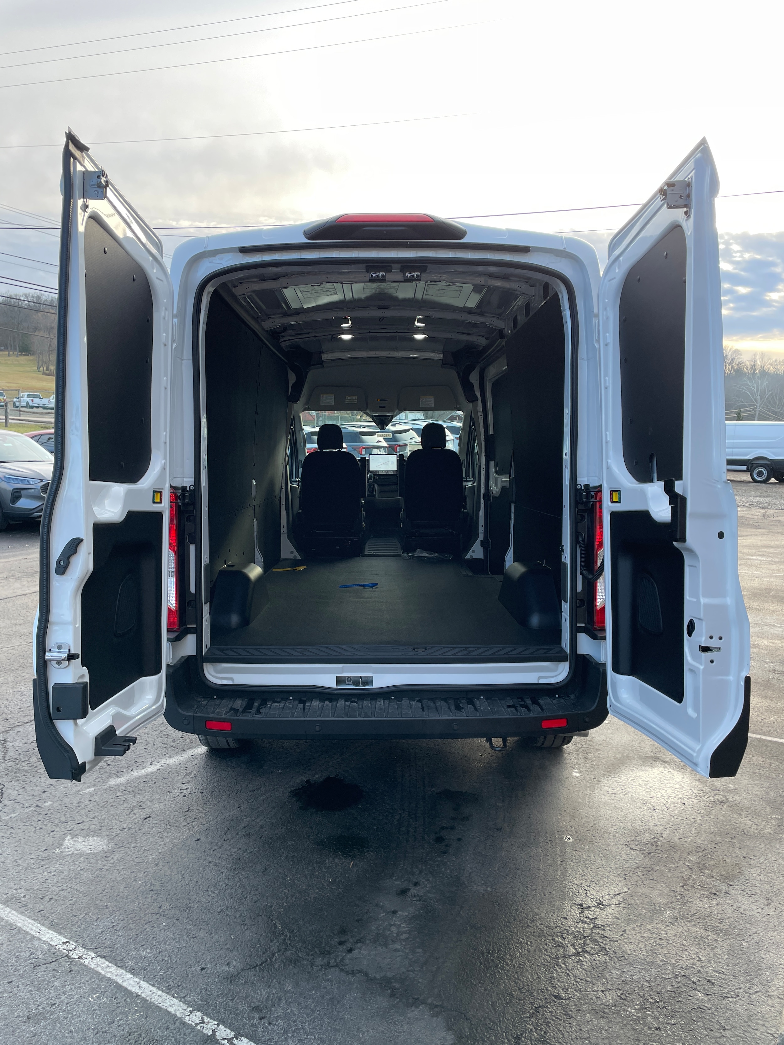 2026 Ford Transit Cargo Van 250 Medium Roof Oxford White at Washington Ford