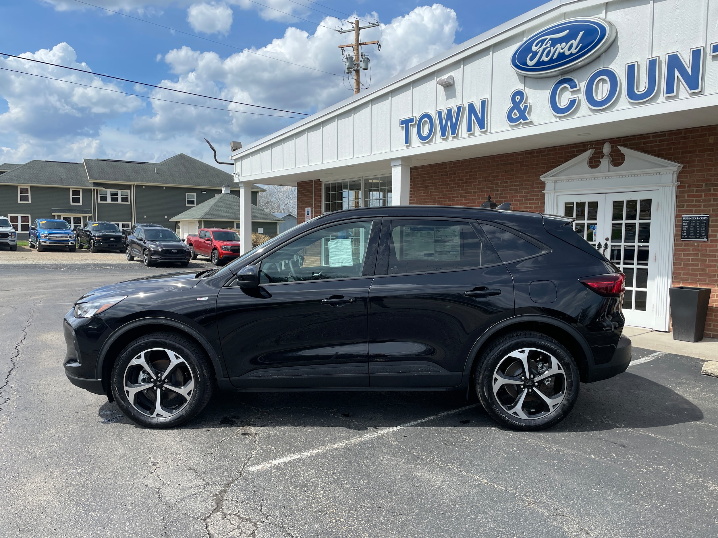 2026 Ford Escape ST-Line Select Agate Black Metallic at Town & Country Ford