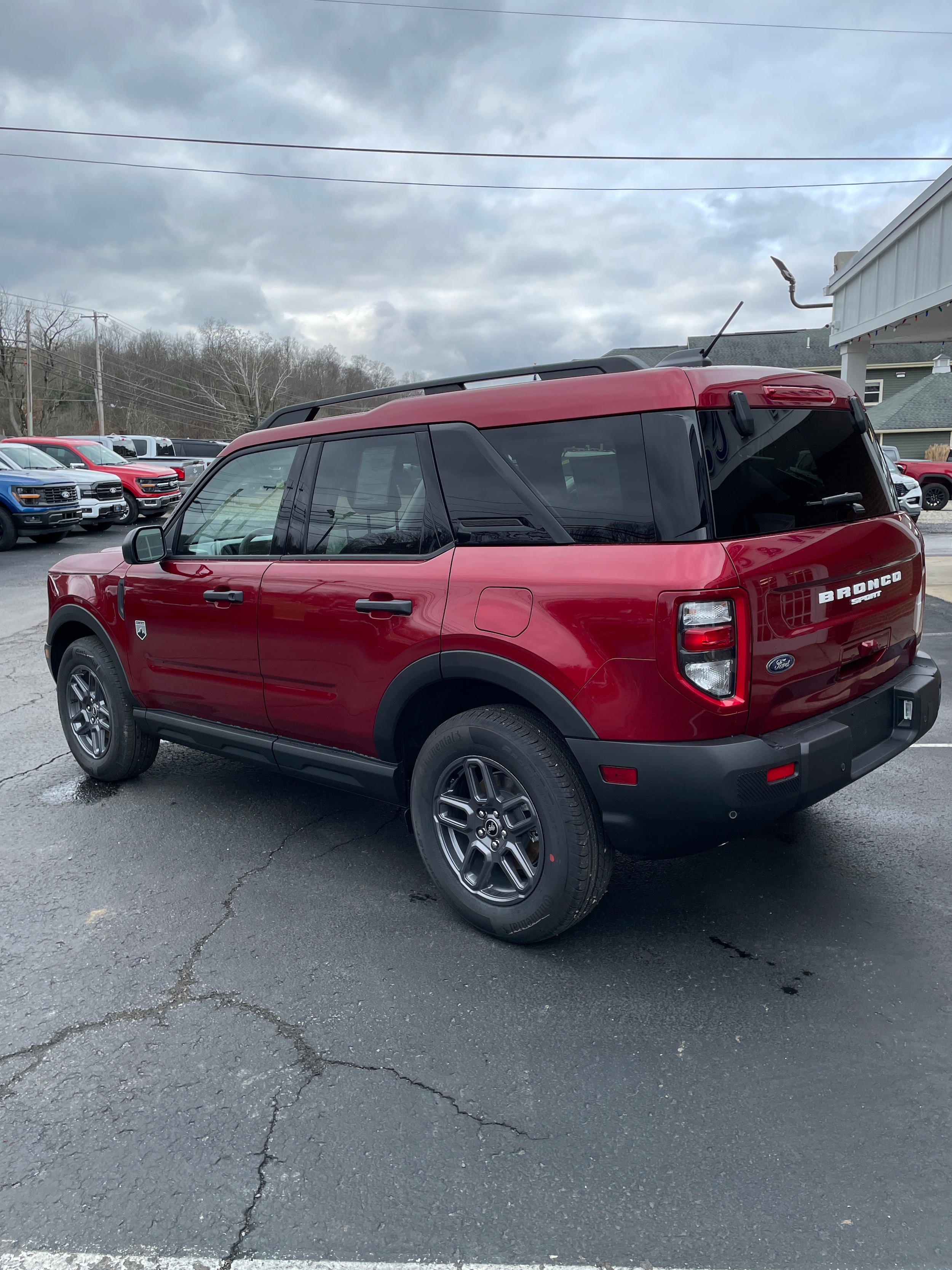 2025 Ford Bronco Sport Big Bend Ruby Red Metallic Tinted Clearcoat at Town & Country Ford