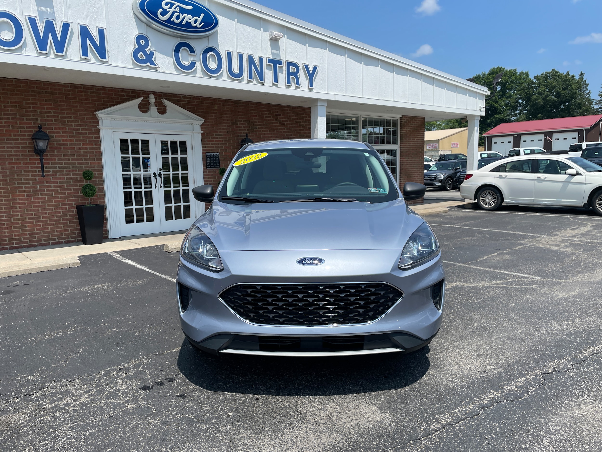 2022 Ford Escape SE Iced Blue Silver Metallic at Warne Motors