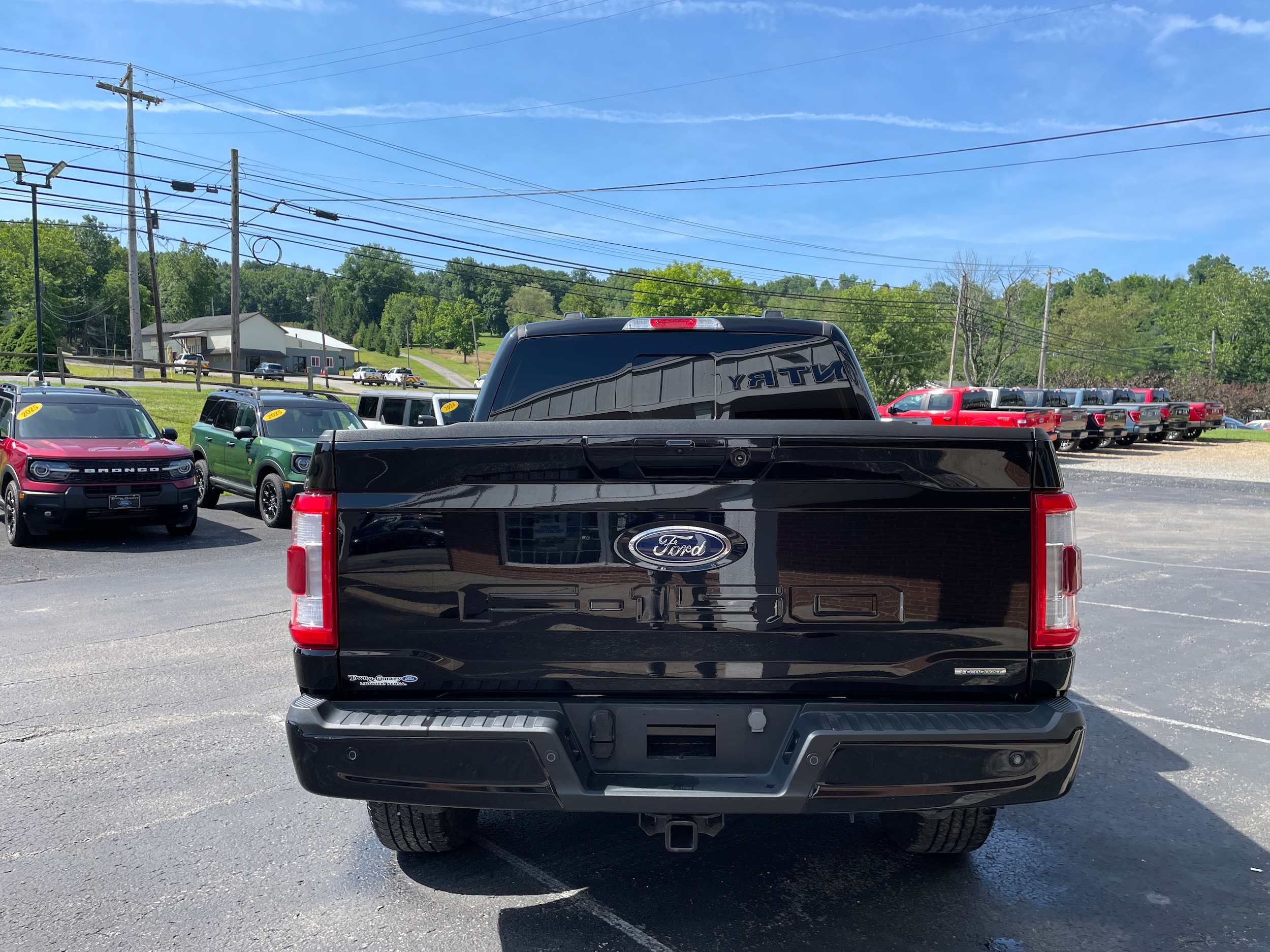 2023 Ford F-150 Lariat Agate Black Metallic at Town & Country Ford
