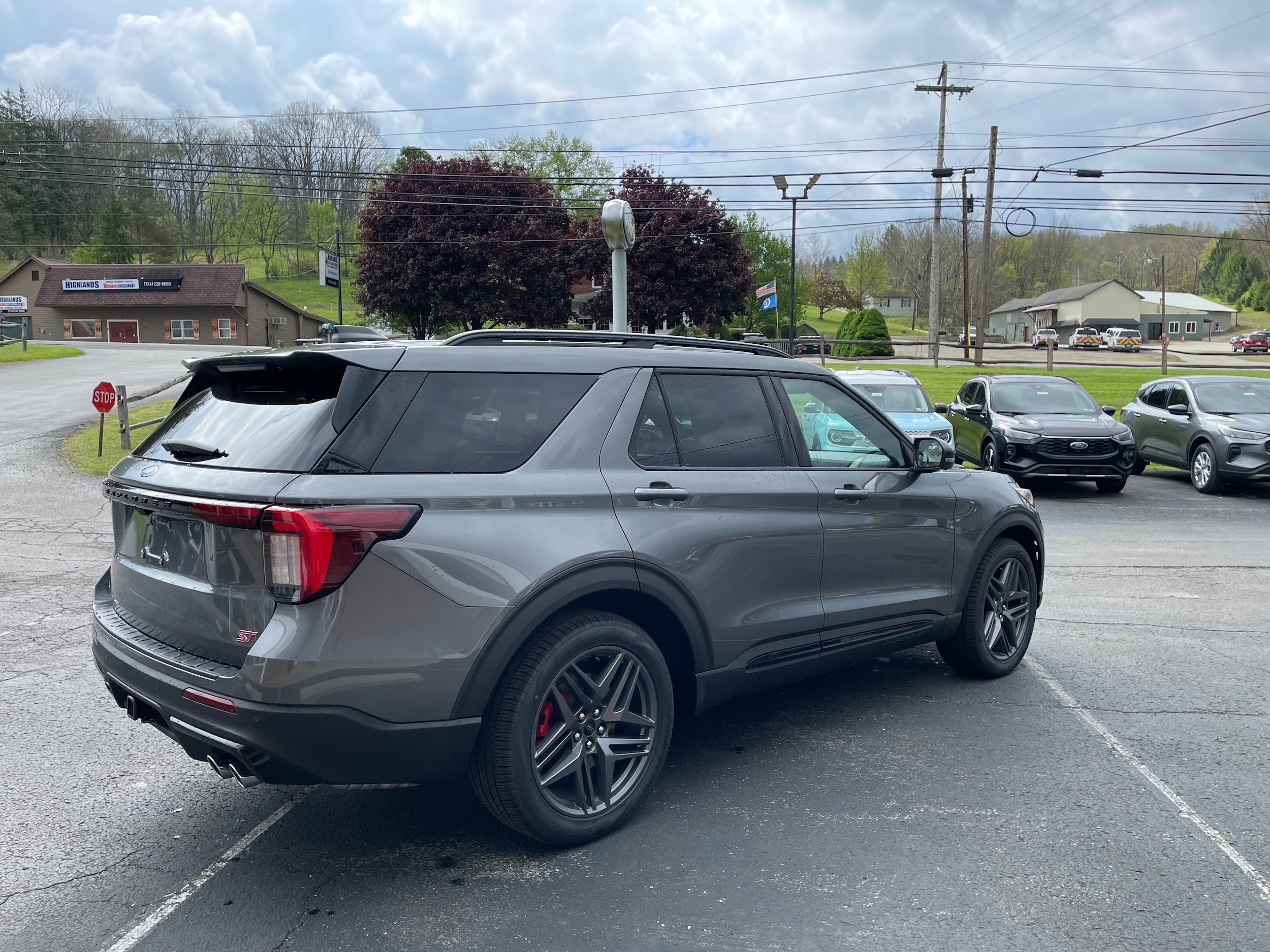 2026 Ford Explorer ST Carbonized Gray Metallic at Town & Country Ford
