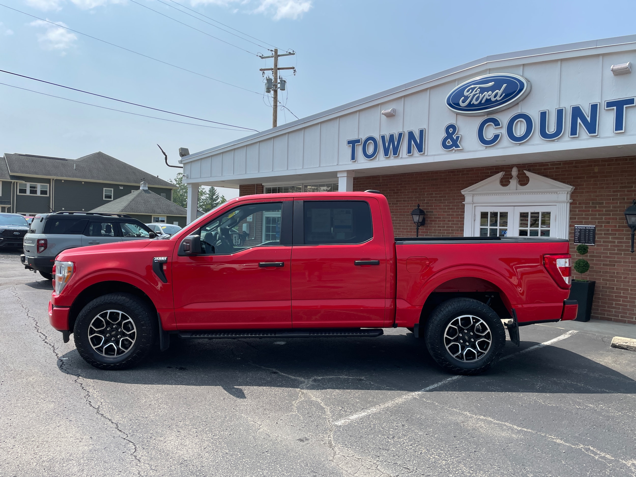 2022 Ford F-150 STX Race Red at Town & Country Ford