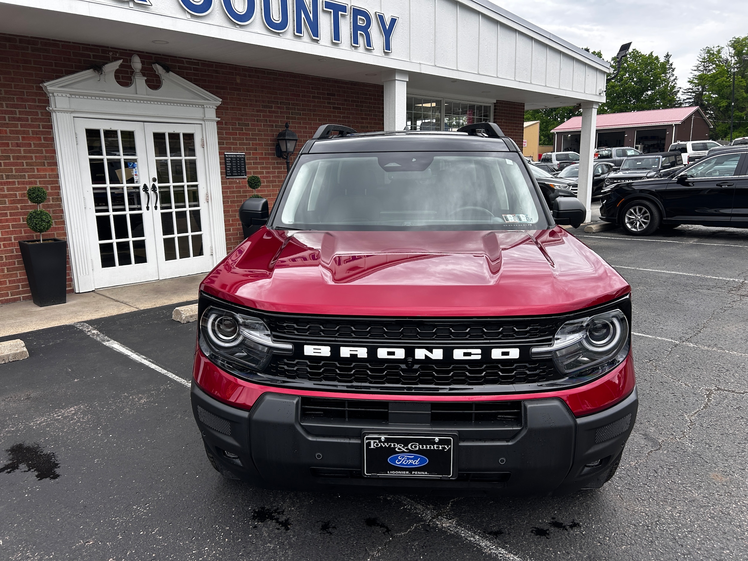 2025 Ford Bronco Sport Outer Banks Ruby Red Metallic Tinted Clearcoat at Town & Country Ford
