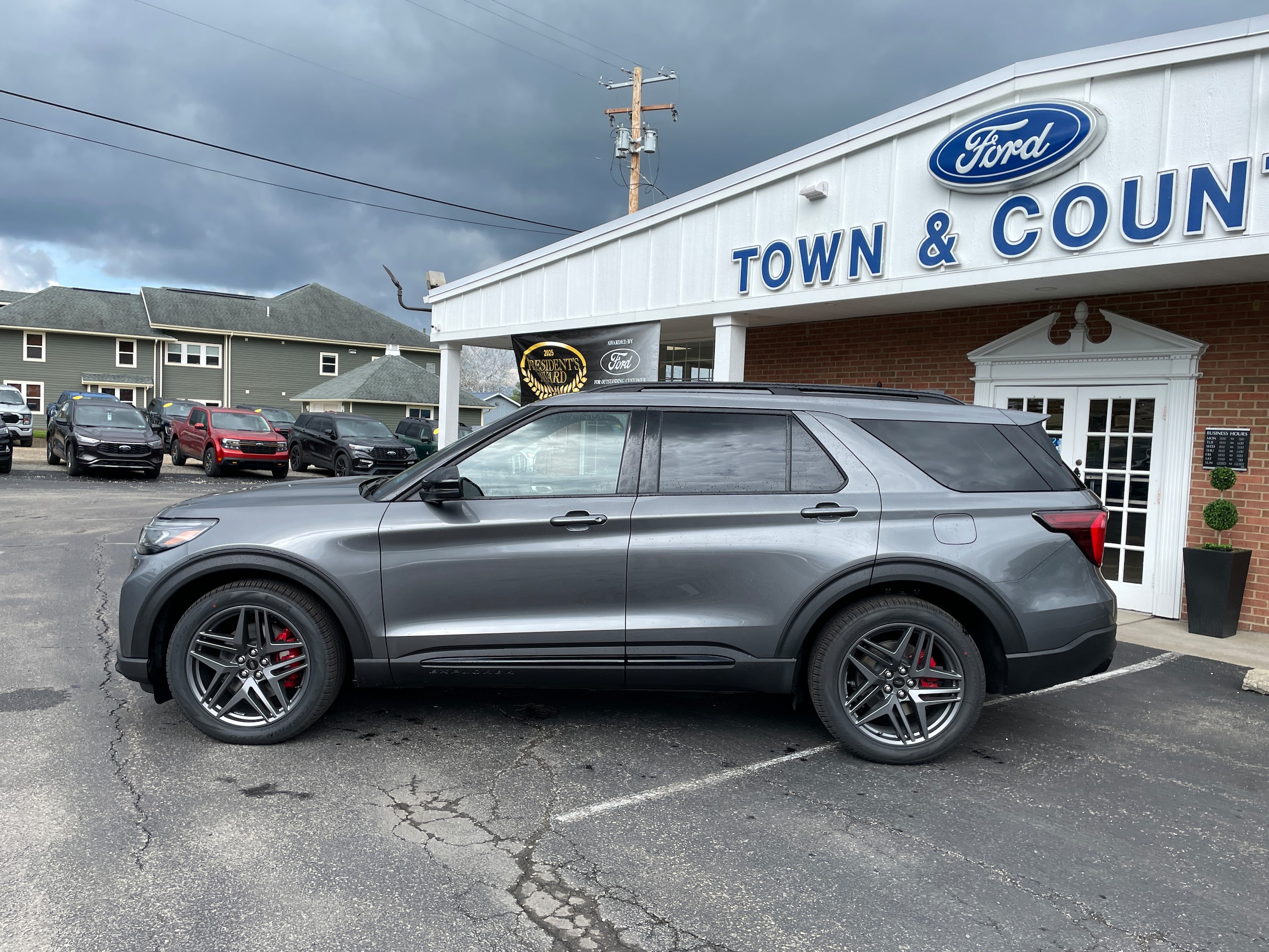 2026 Ford Explorer ST Carbonized Gray Metallic at Town & Country Ford