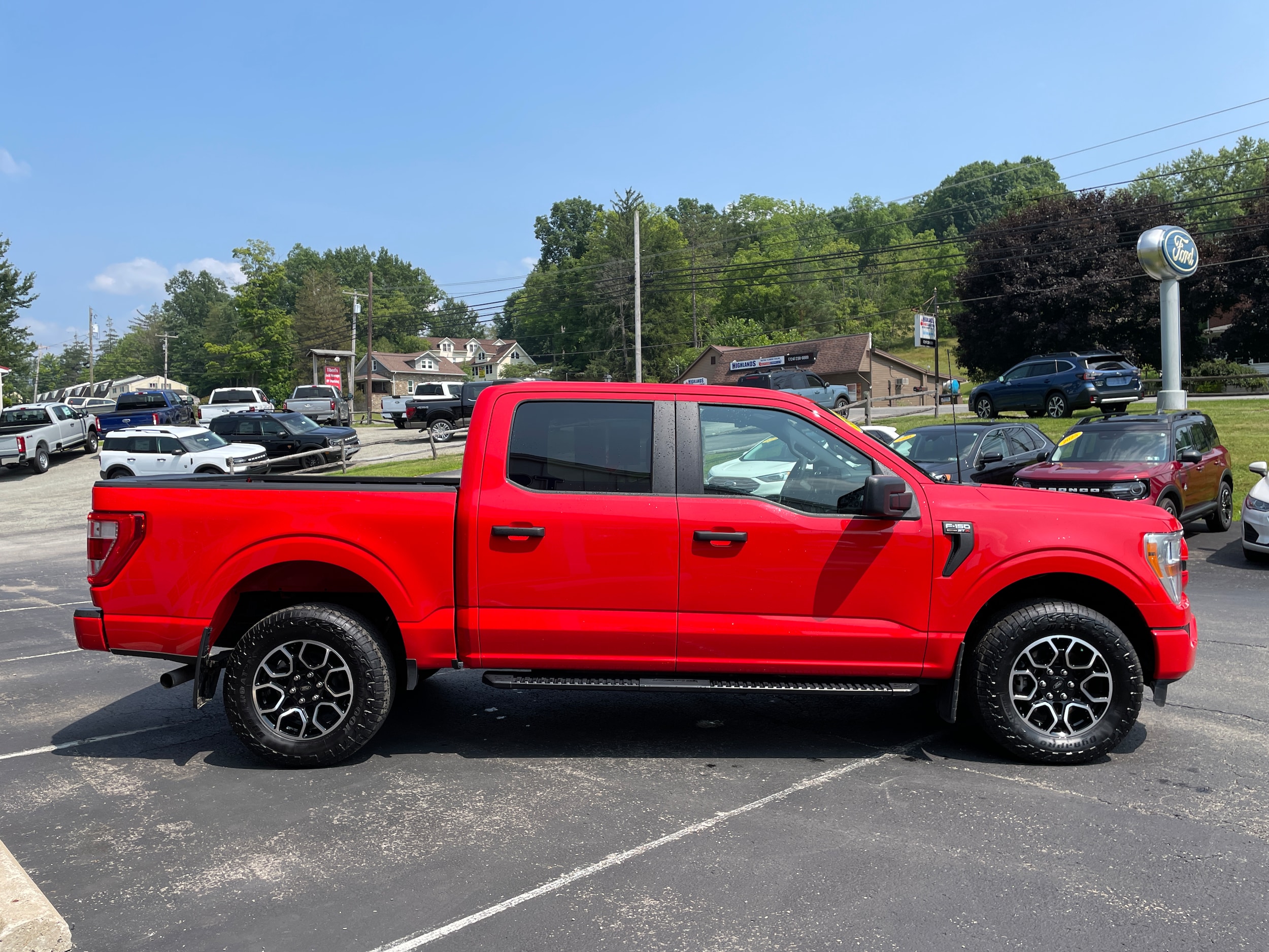 2022 Ford F-150 STX Race Red at Town & Country Ford