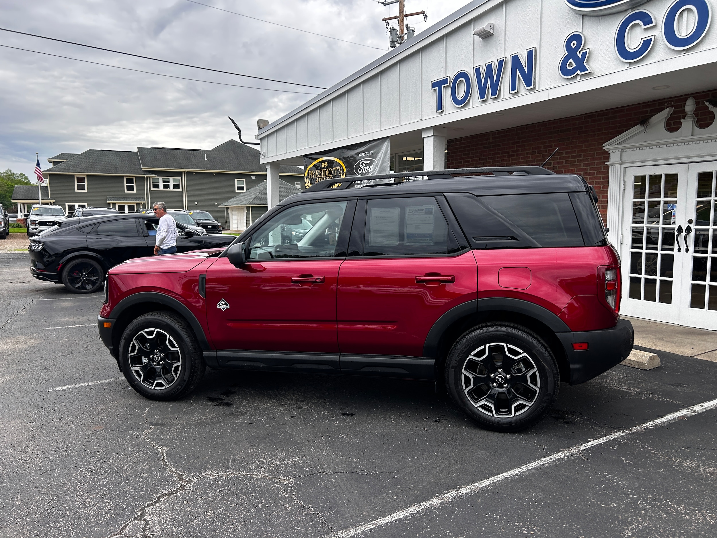 2025 Ford Bronco Sport Outer Banks Ruby Red Metallic Tinted Clearcoat at Town & Country Ford