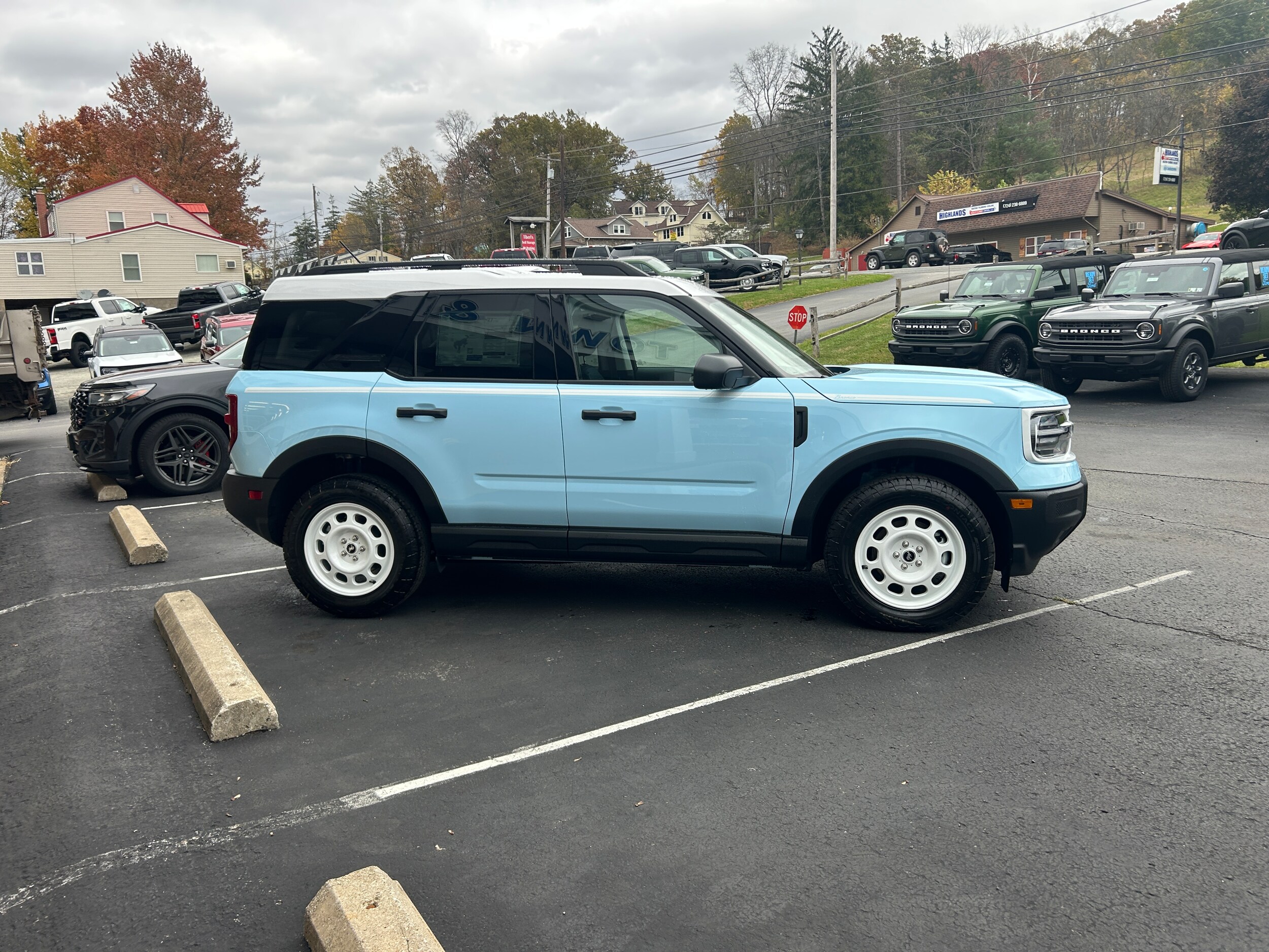2025 Ford Bronco Sport Heritage Robins Egg Blue at Town & Country Ford