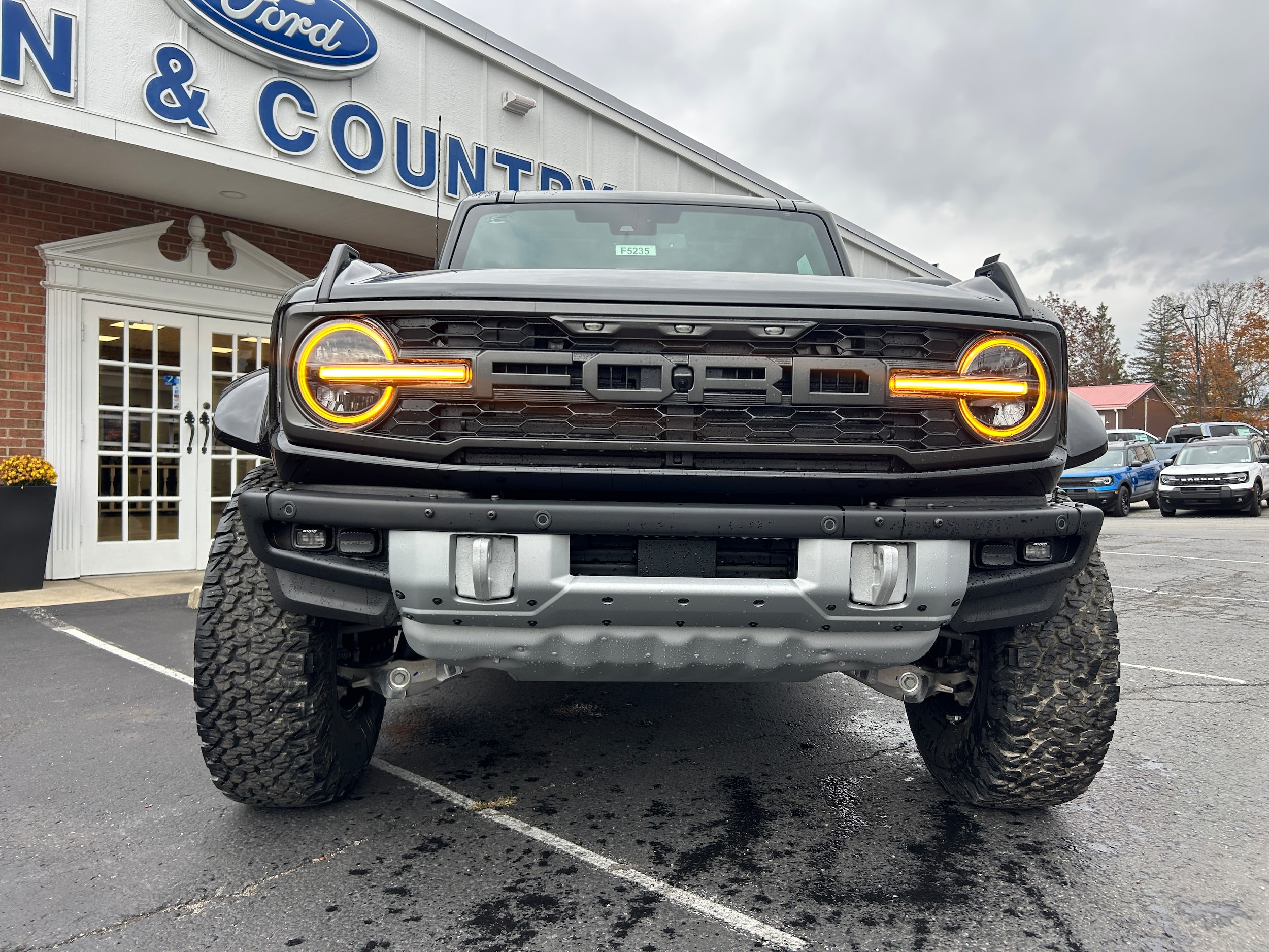 2025 Ford Bronco Raptor Shadow Black at Town & Country Ford