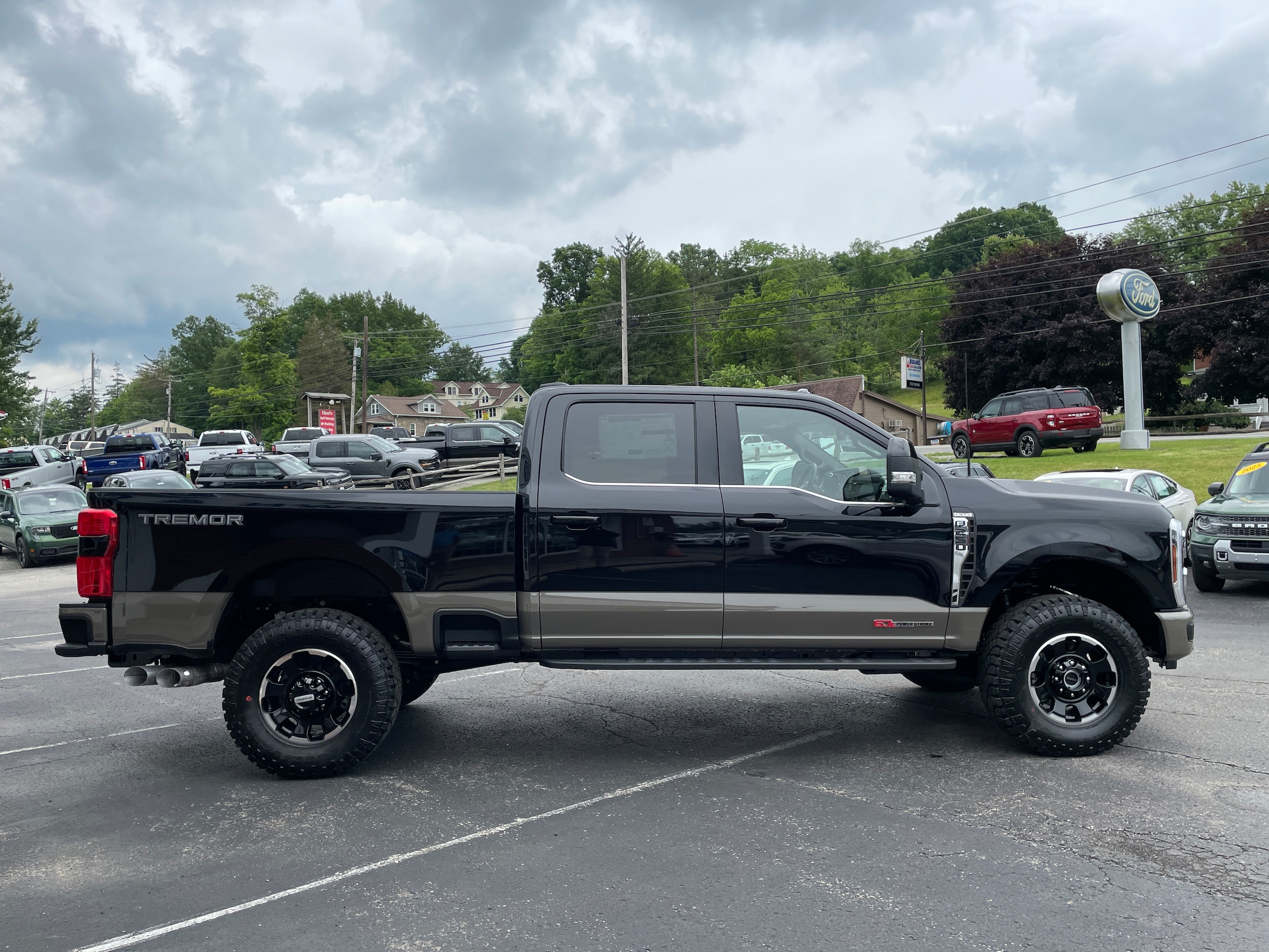 2026 Ford F-250 Pickup F-250&reg; King Ranch&reg; Agate Black Metallic at Town & Country Ford