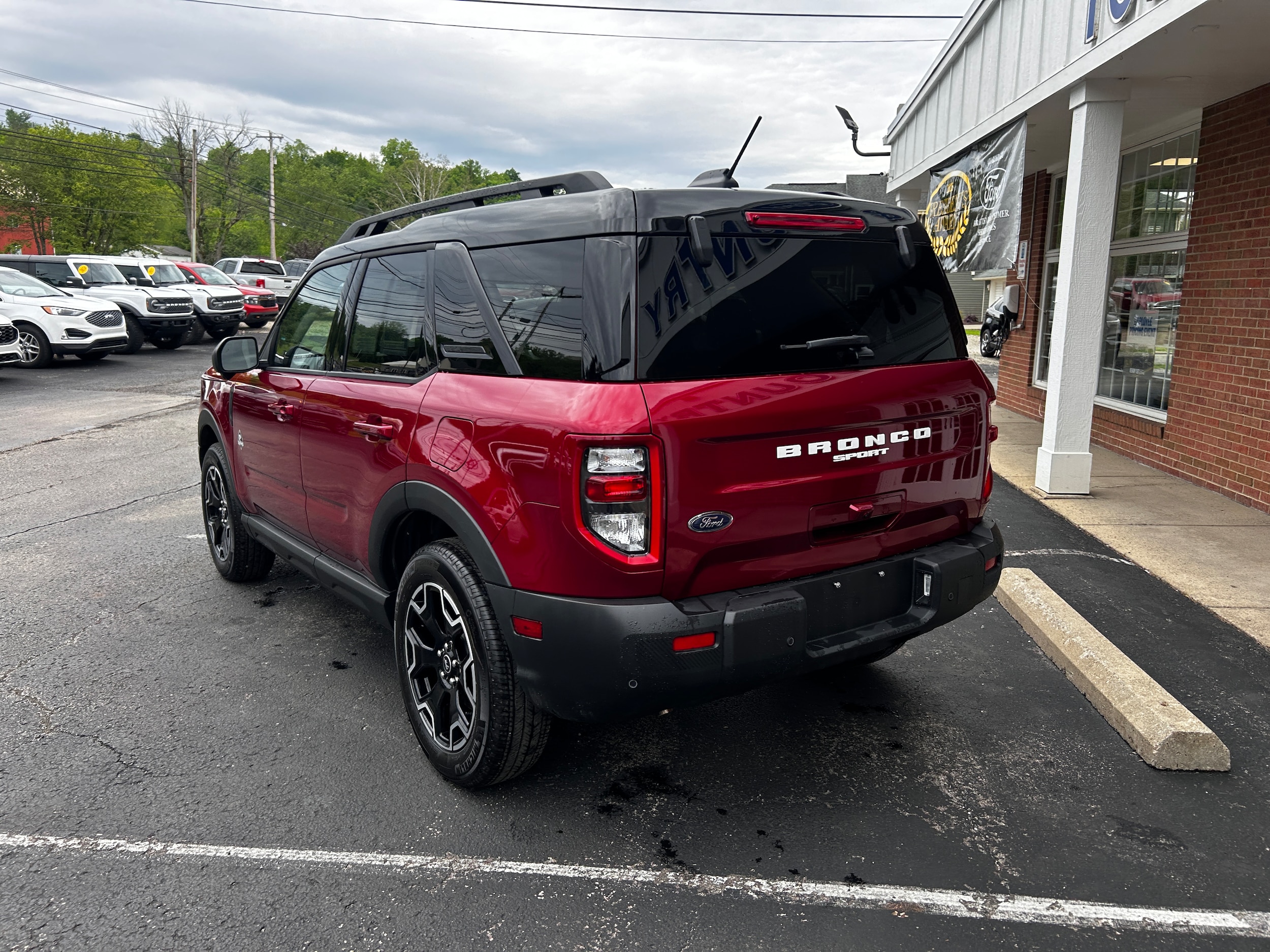 2025 Ford Bronco Sport Outer Banks Ruby Red Metallic Tinted Clearcoat at Town & Country Ford