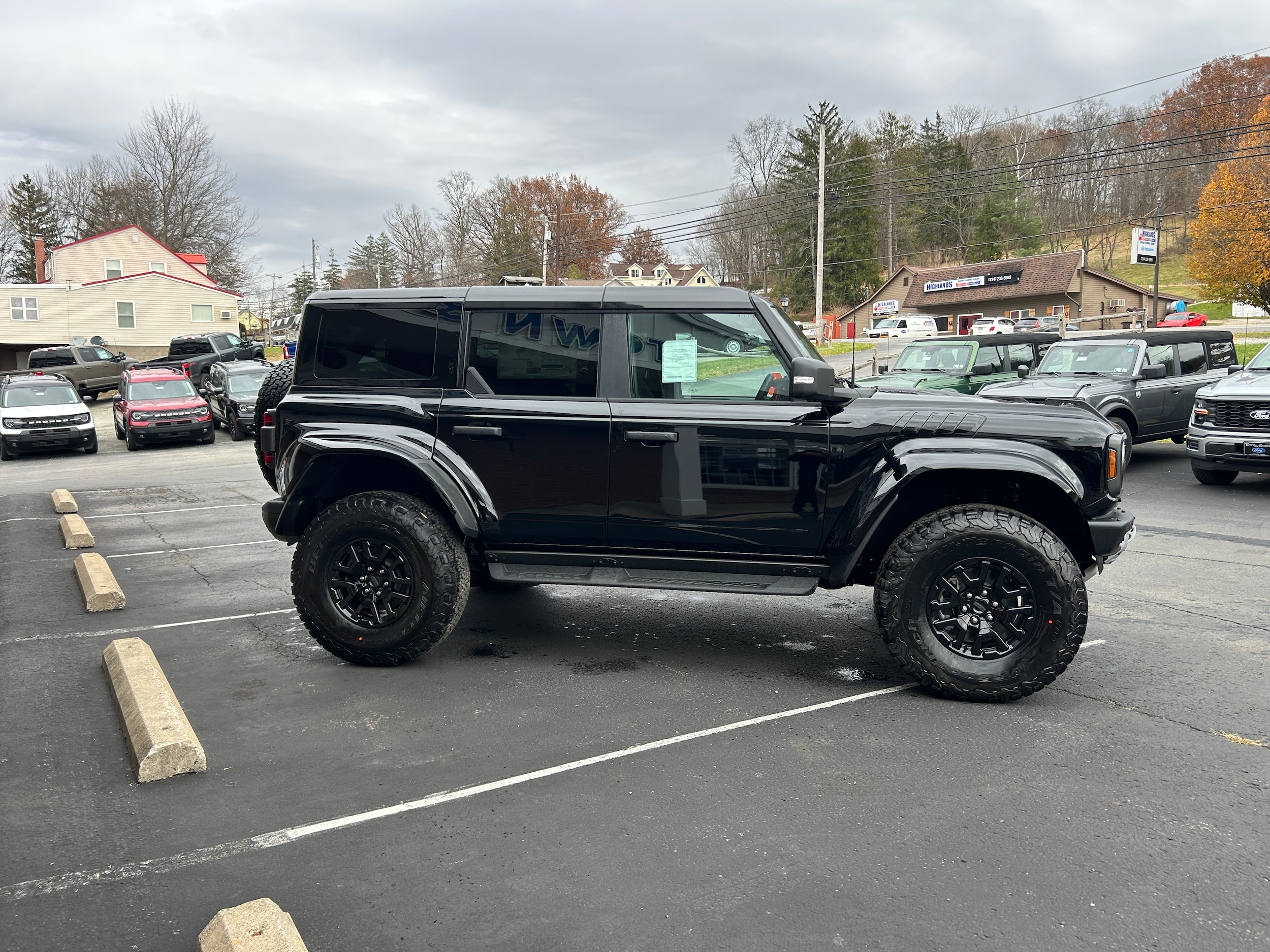 2025 Ford Bronco Raptor Shadow Black at Town & Country Ford