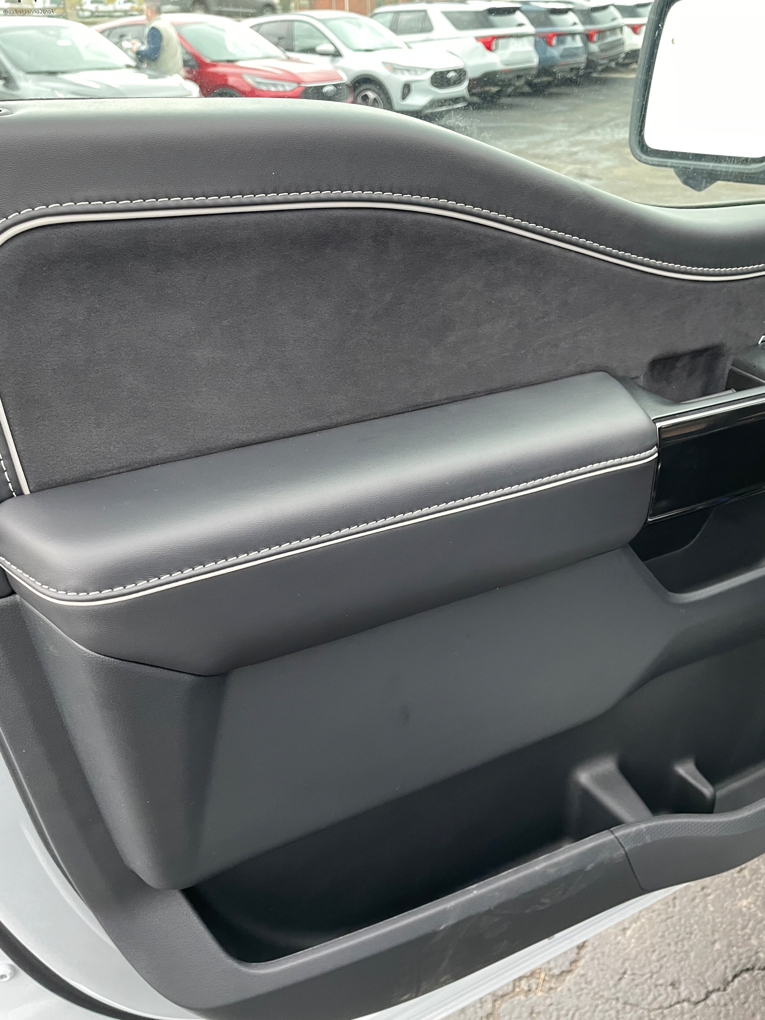 2025 Ford F-150 Lightning Platinum Space White Metallic at Washington Ford