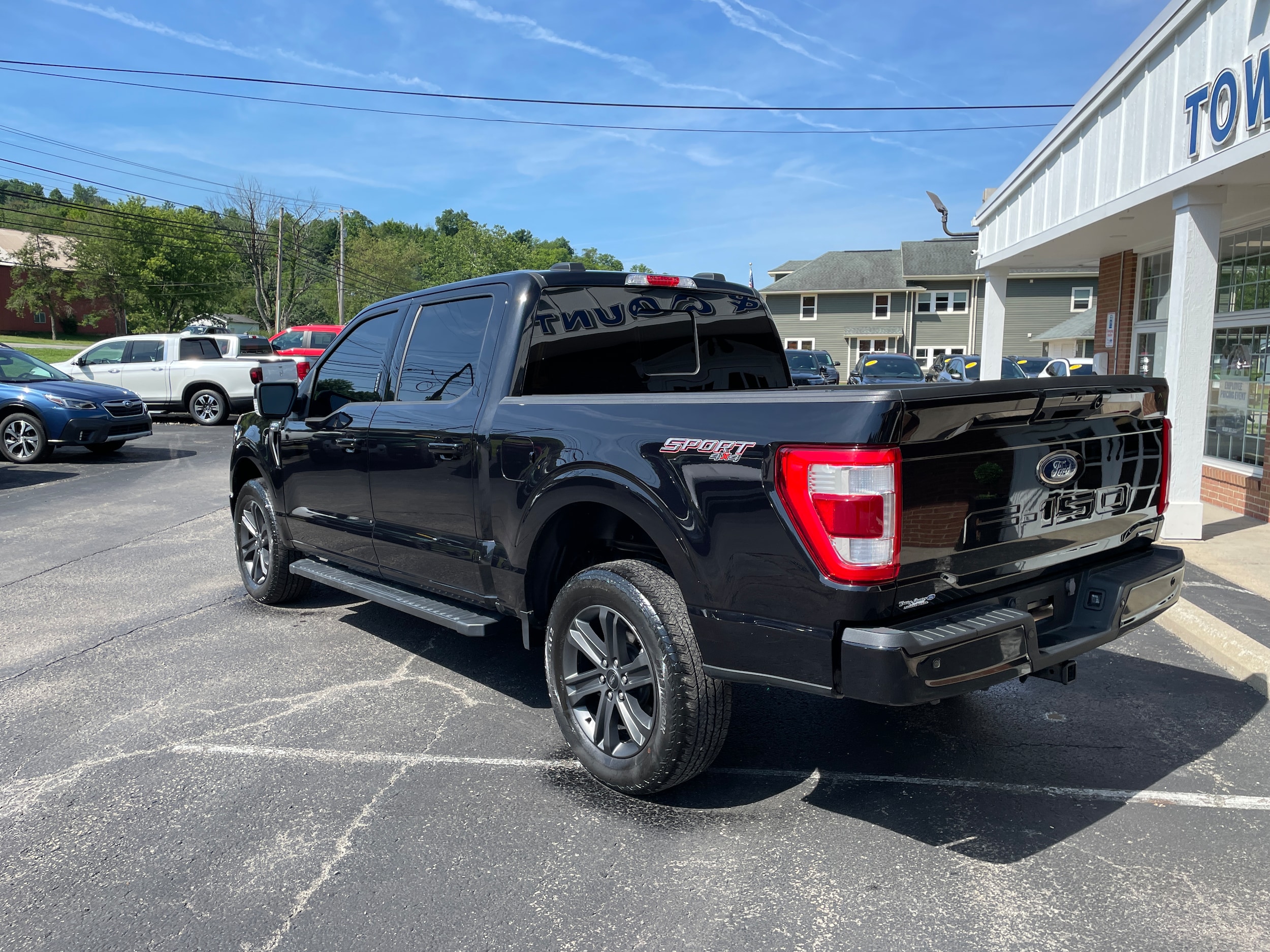 2023 Ford F-150 Lariat Agate Black Metallic at Town & Country Ford