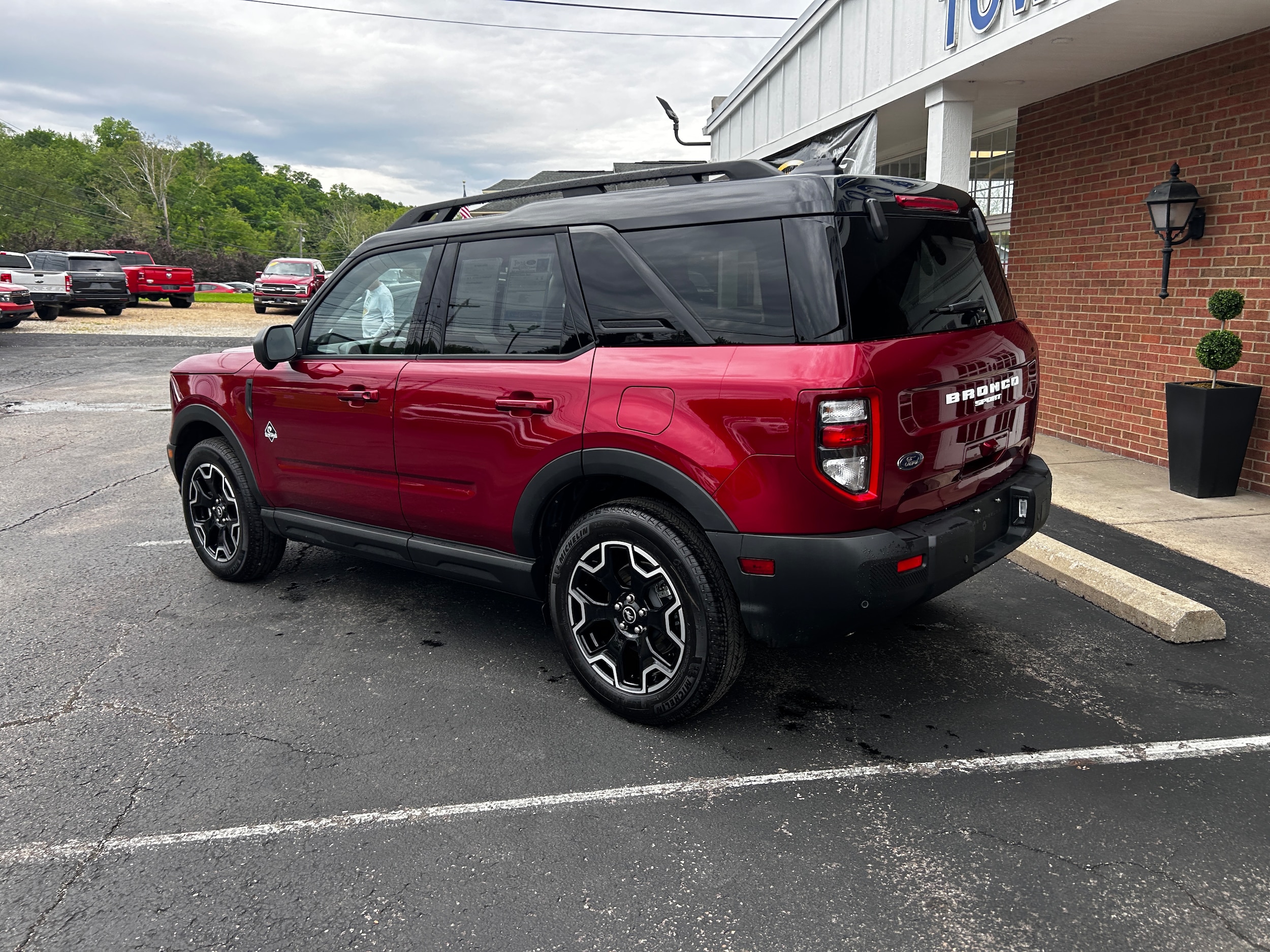 2025 Ford Bronco Sport Outer Banks Ruby Red Metallic Tinted Clearcoat at Town & Country Ford